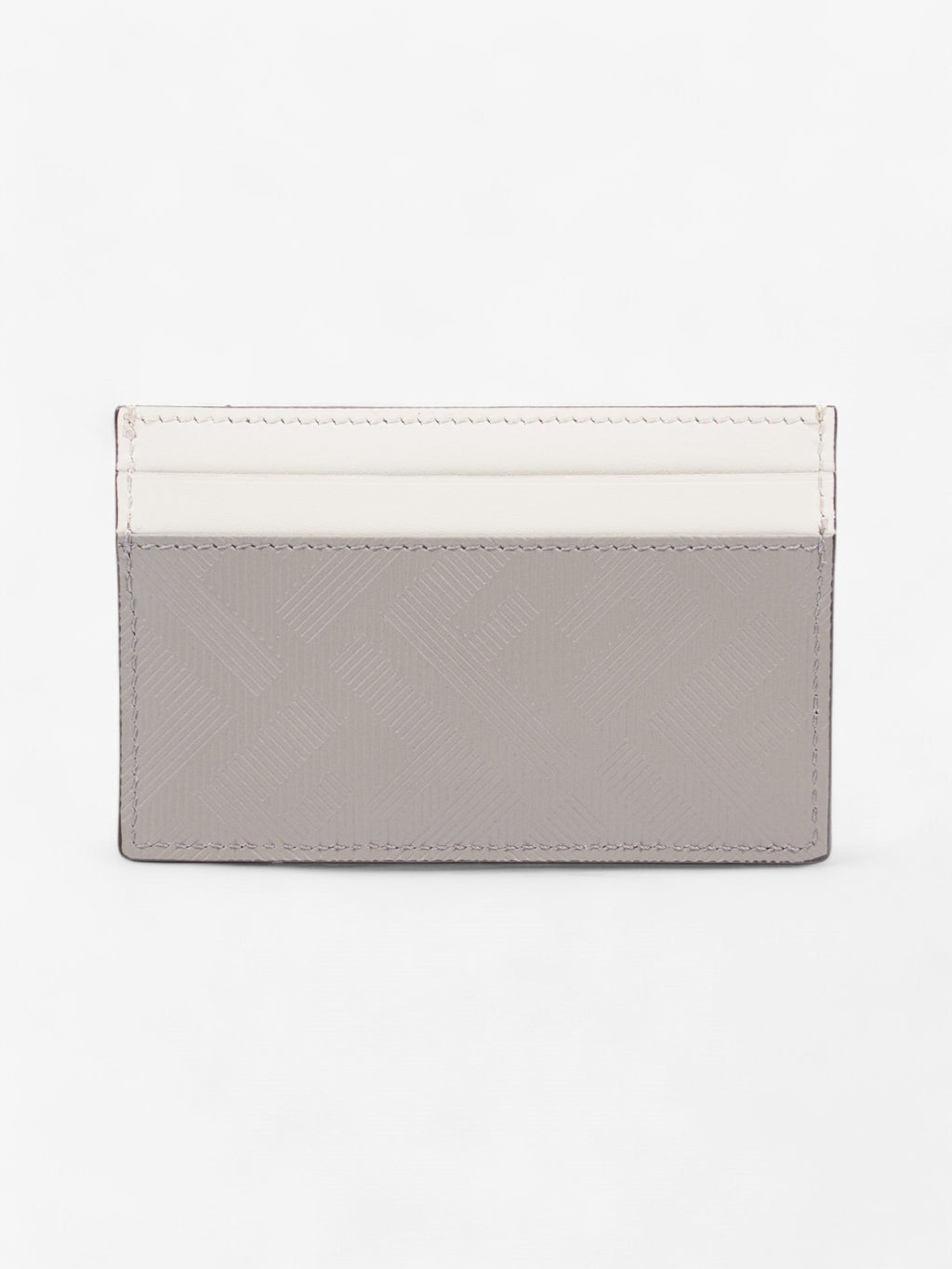 Fendi Shadow  Holder Grey / Off White Leather
