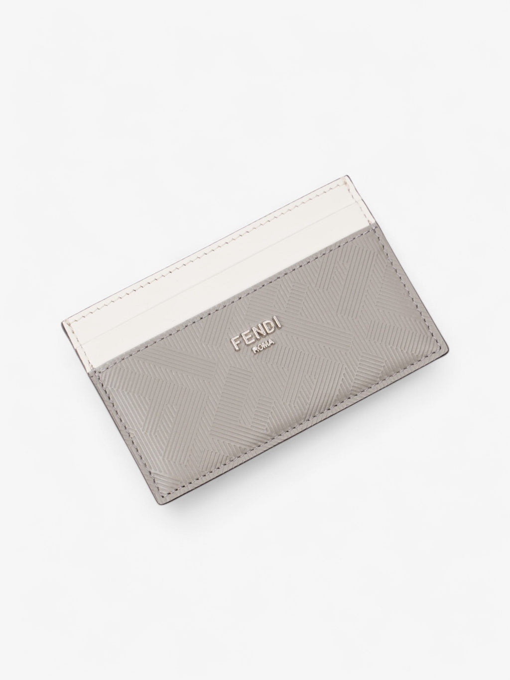 Fendi Shadow  Holder Grey / Off White Leather