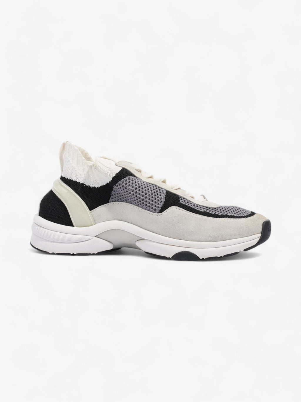 Chanel CC Logo Runners White  / Grey / Black Mesh EU 38 UK 5