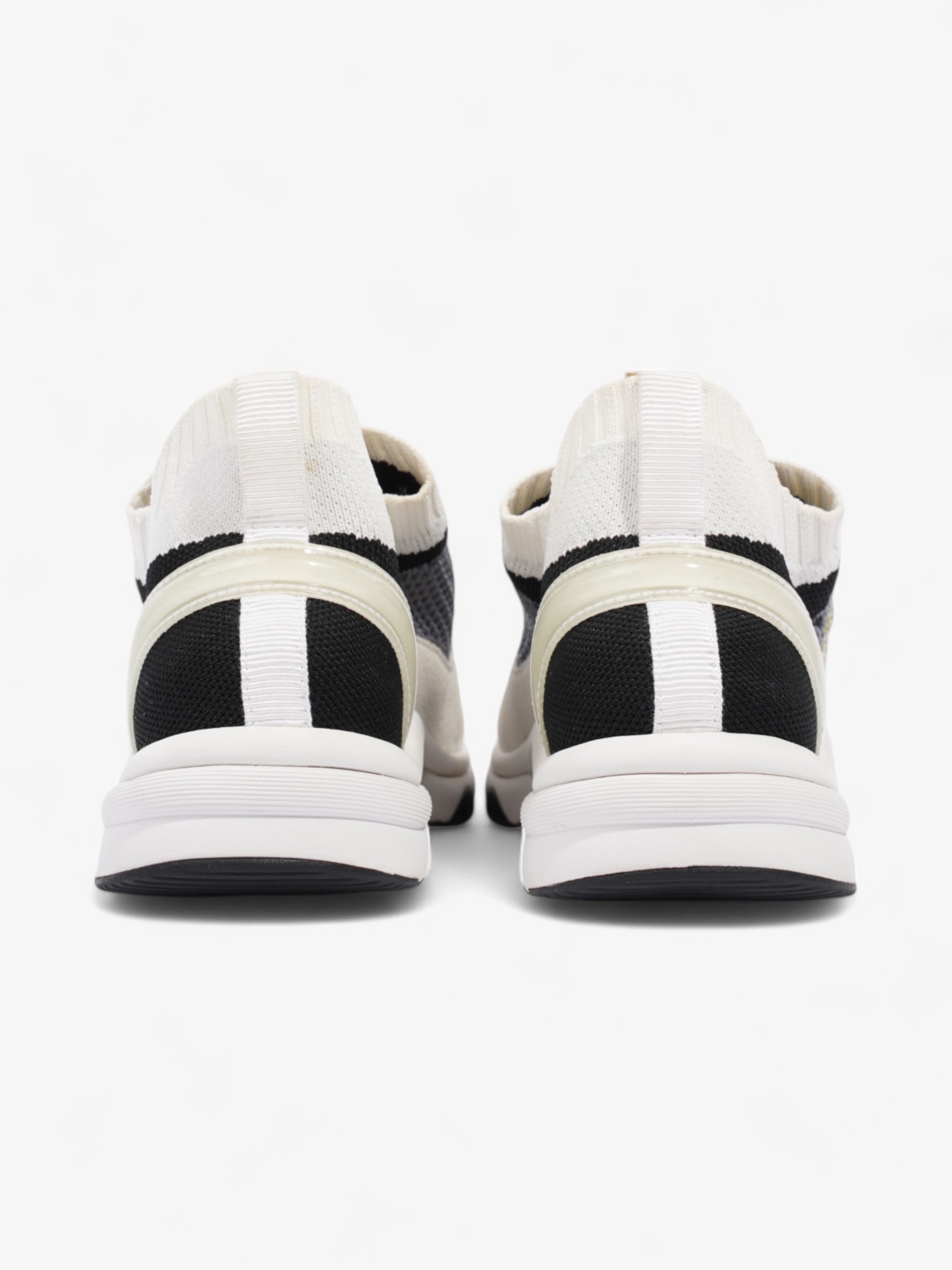 Chanel CC Logo Runners White  / Grey / Black Mesh EU 38 UK 5