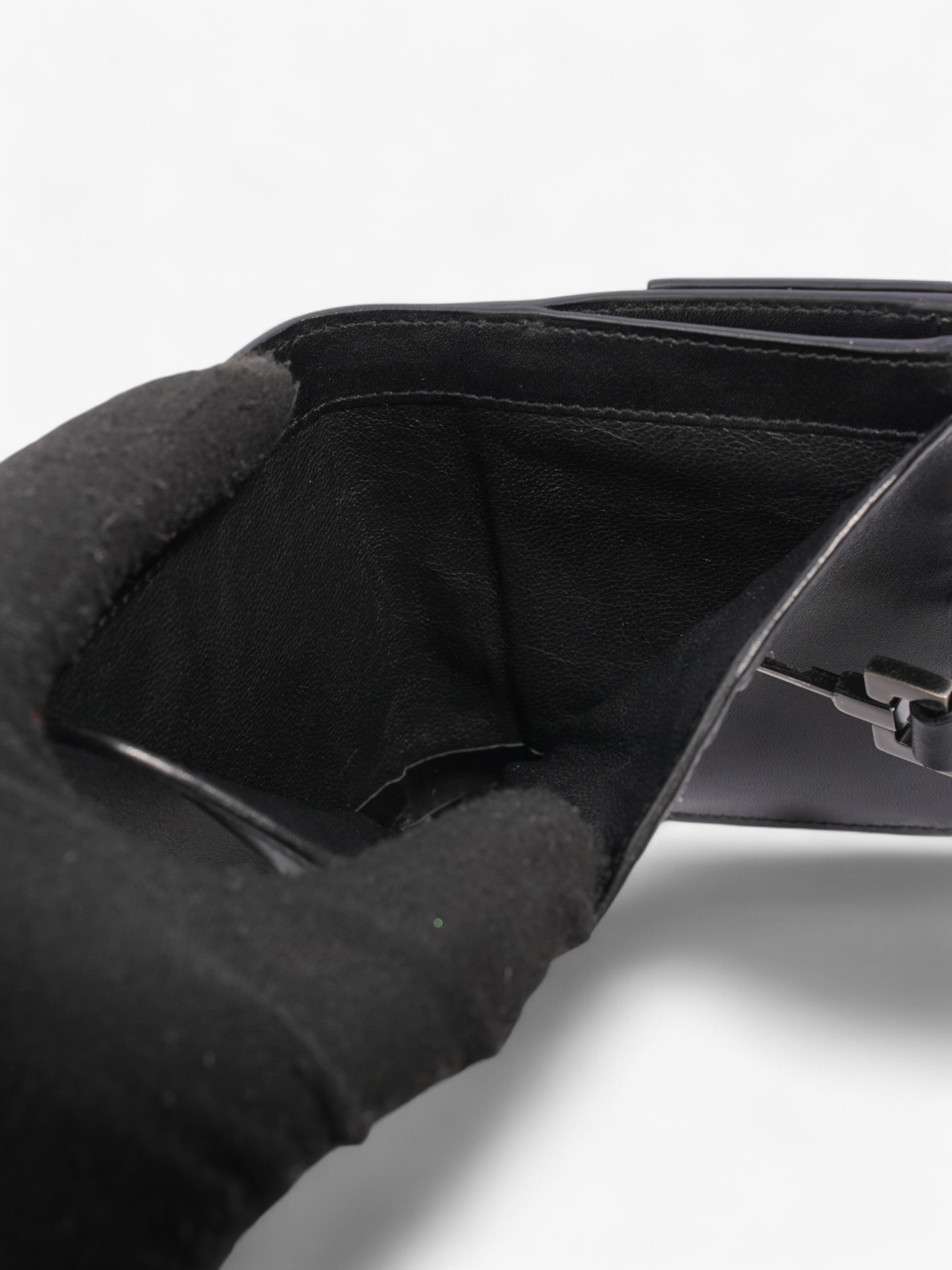 Gucci Jackie 2 Fold Wallet Black Leather