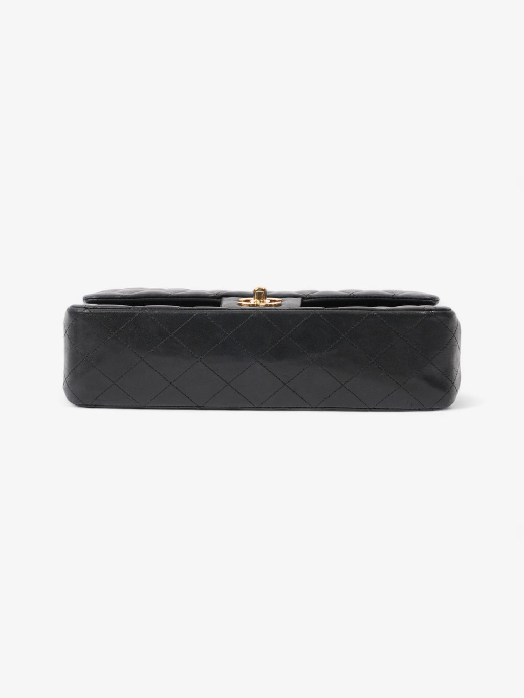 Chanel Classic Double Flap Black Lambskin Leather Medium