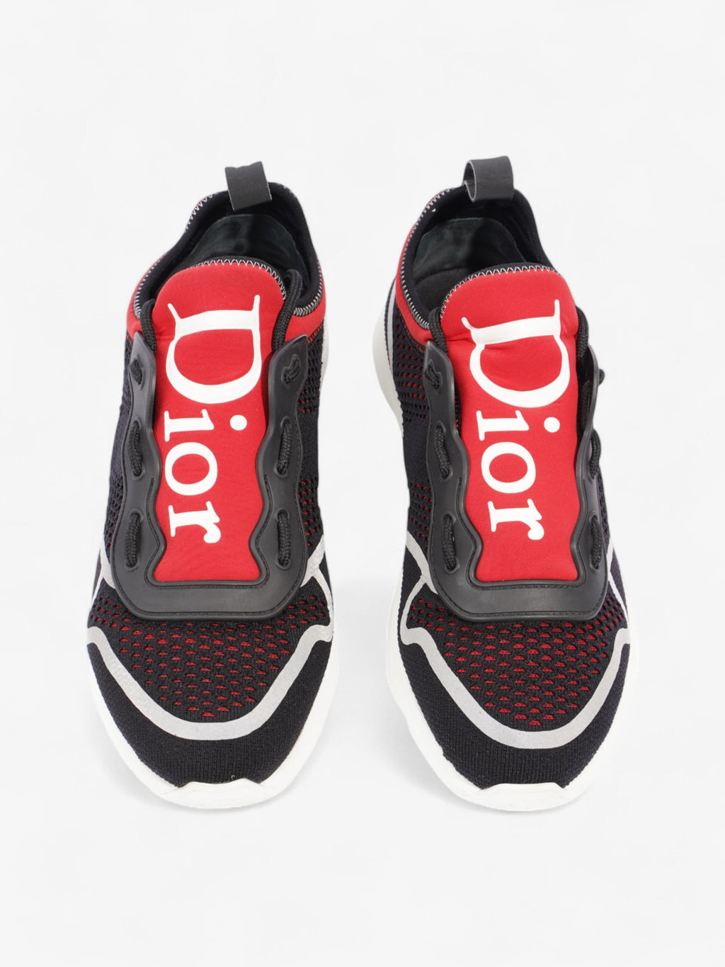 Christian Dior B21 Black / Red / White Mesh EU 39.5 UK 6.5