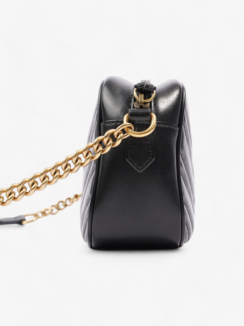 Gucci GG Marmont Black Matelasse Leather Small