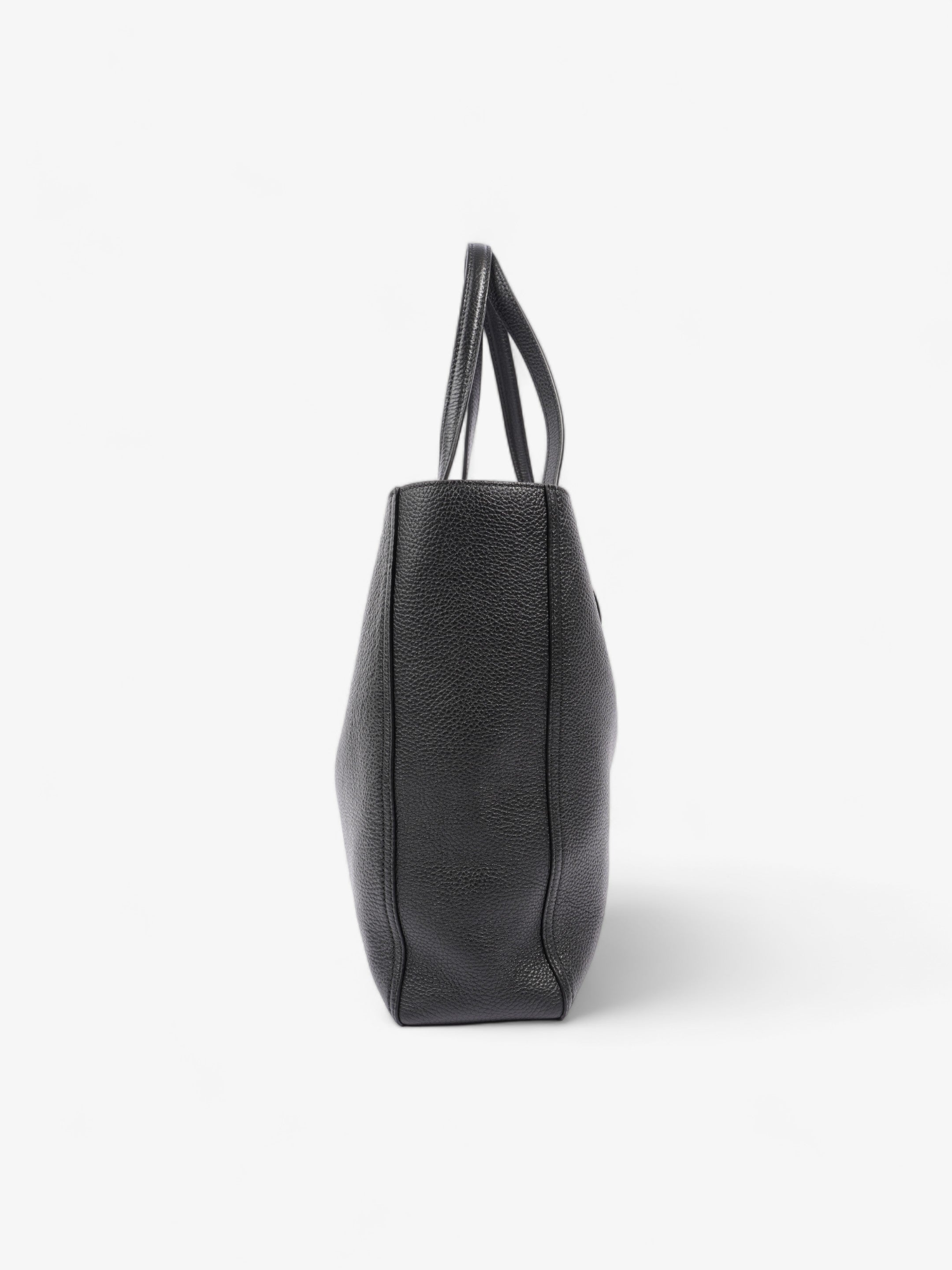 Gucci Double G Tote Black Leather