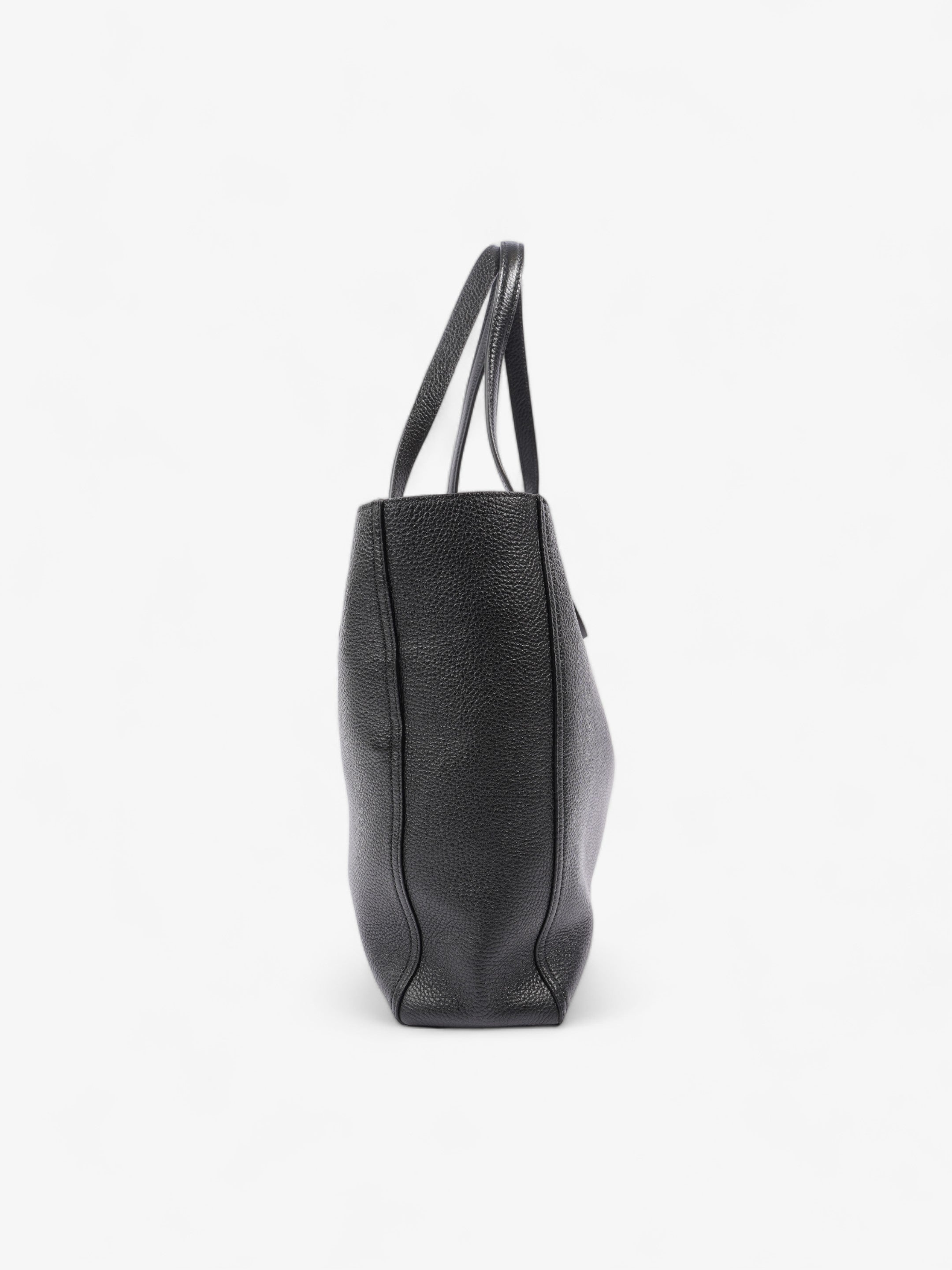 Gucci Double G Tote Black Leather