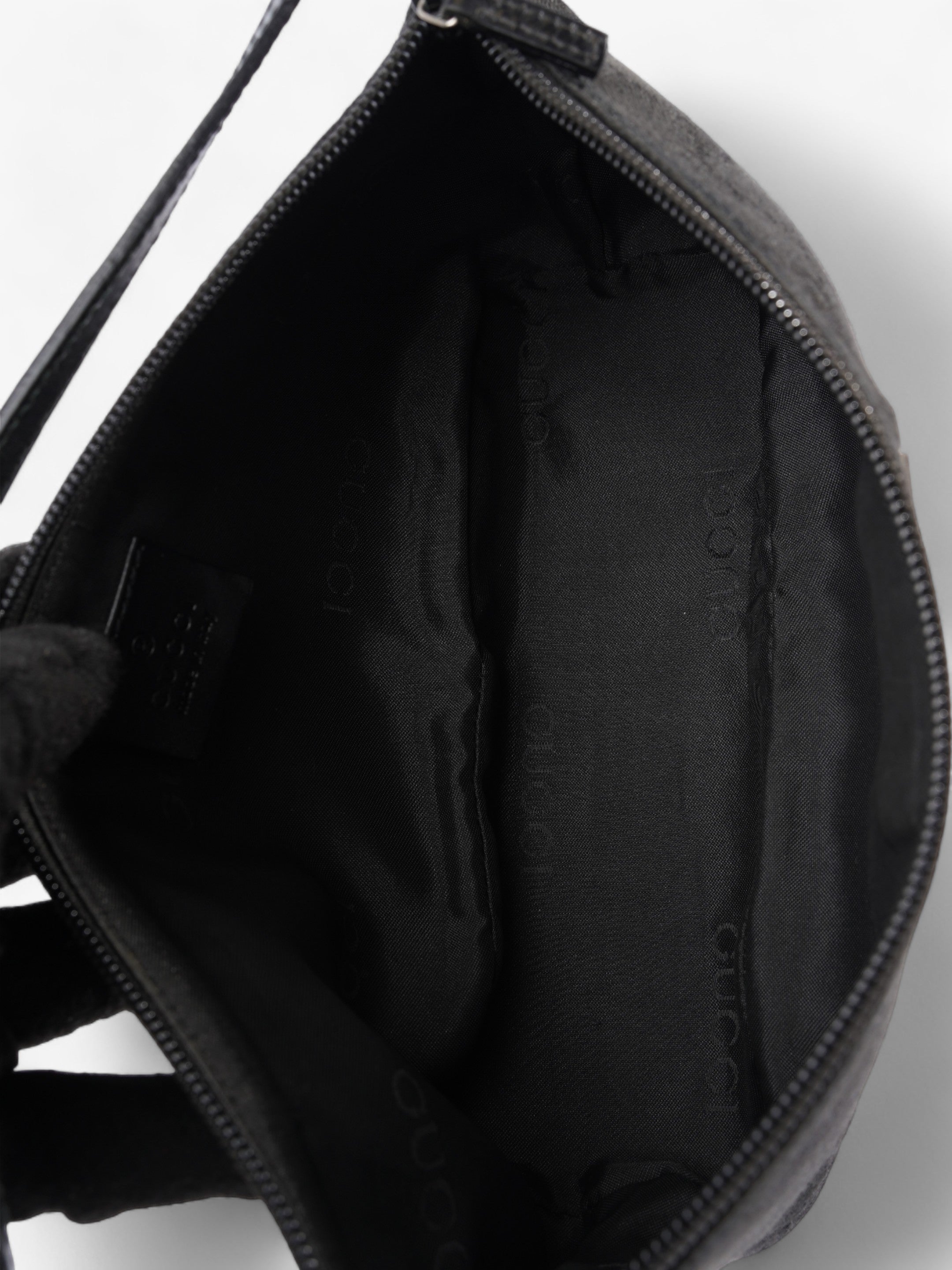Gucci Boat Baguette Black Canvas