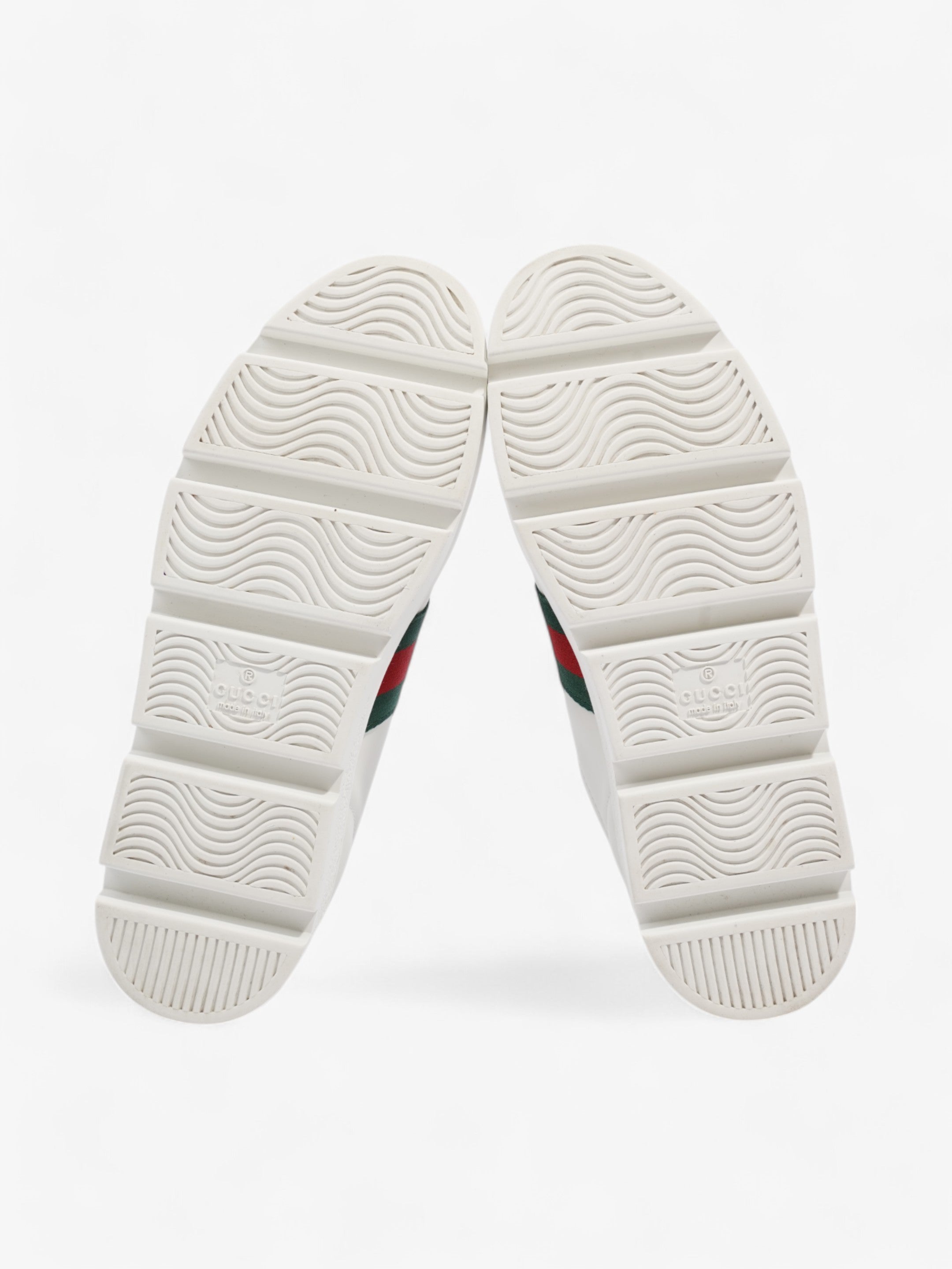 Gucci Ace Platform Sneakers White  / Green / Red Leather EU 35.5 UK 2.5