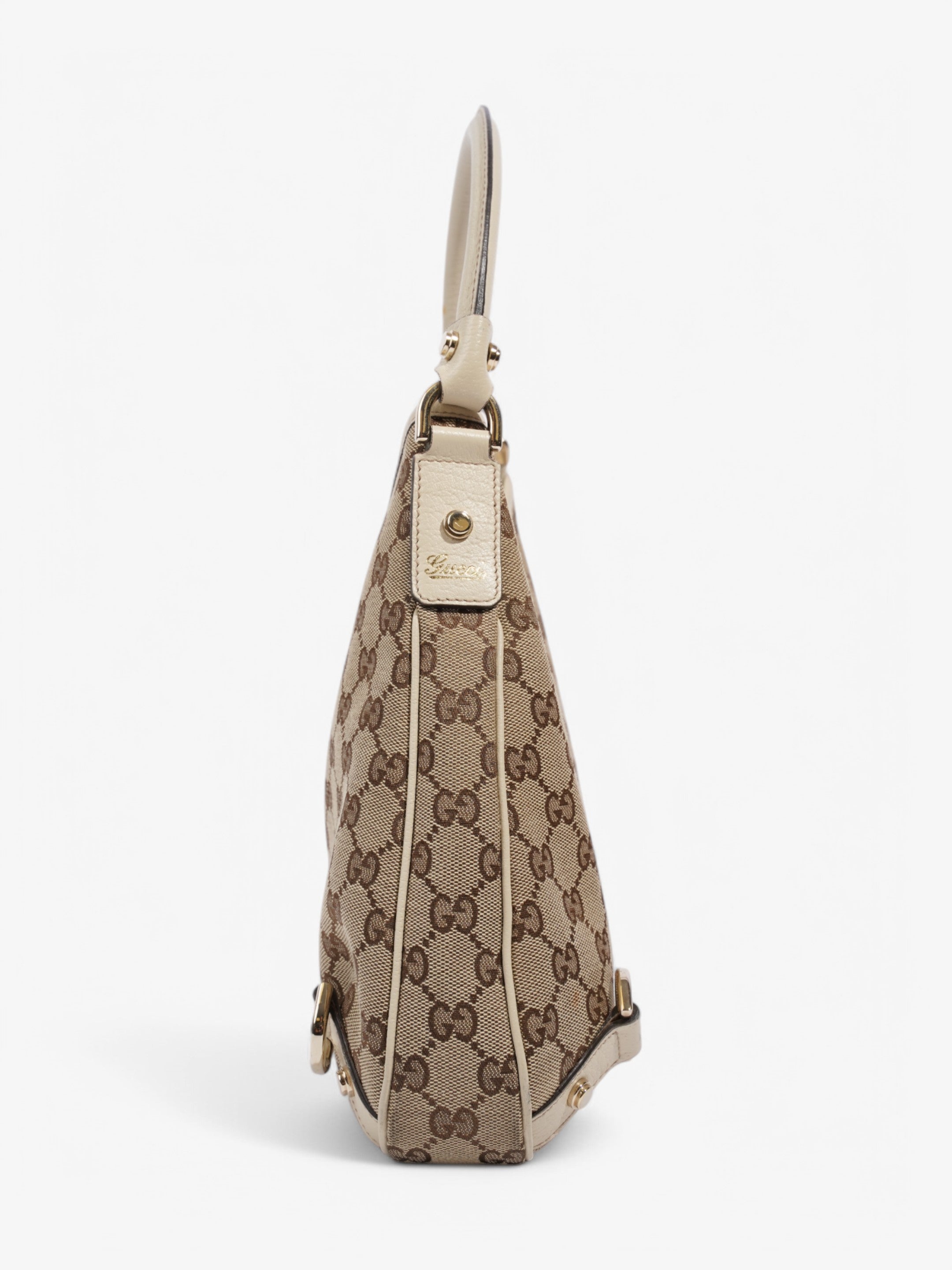 Gucci Abbey D-Ring Supreme / White Canvas