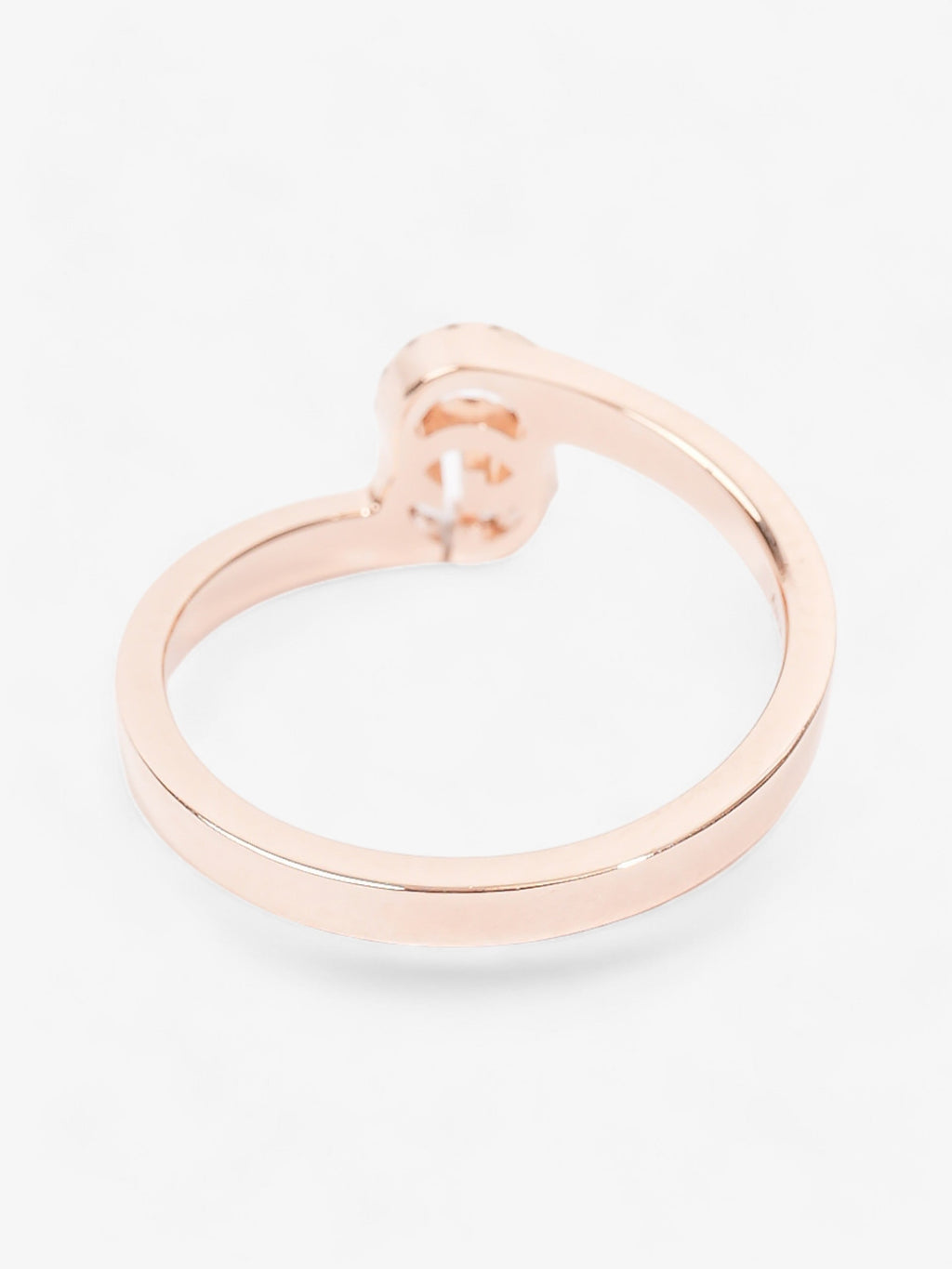 Gucci Running G Ring 18ct Rose Gold  / 0.5ct Diamond GG Rose Gold 49cm