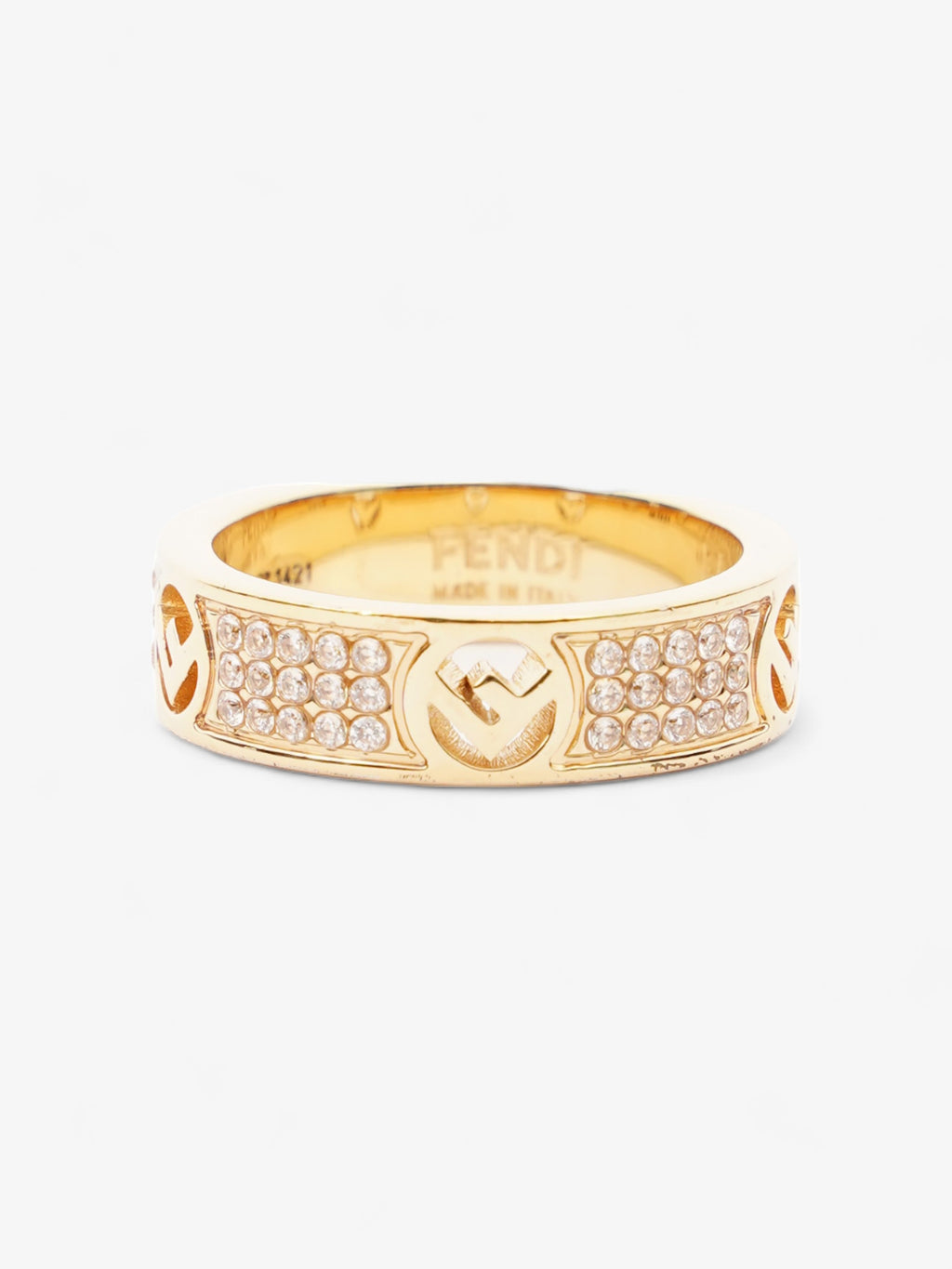 Fendi F is Fendi Ring Gold Base Metal Medium (54mm)