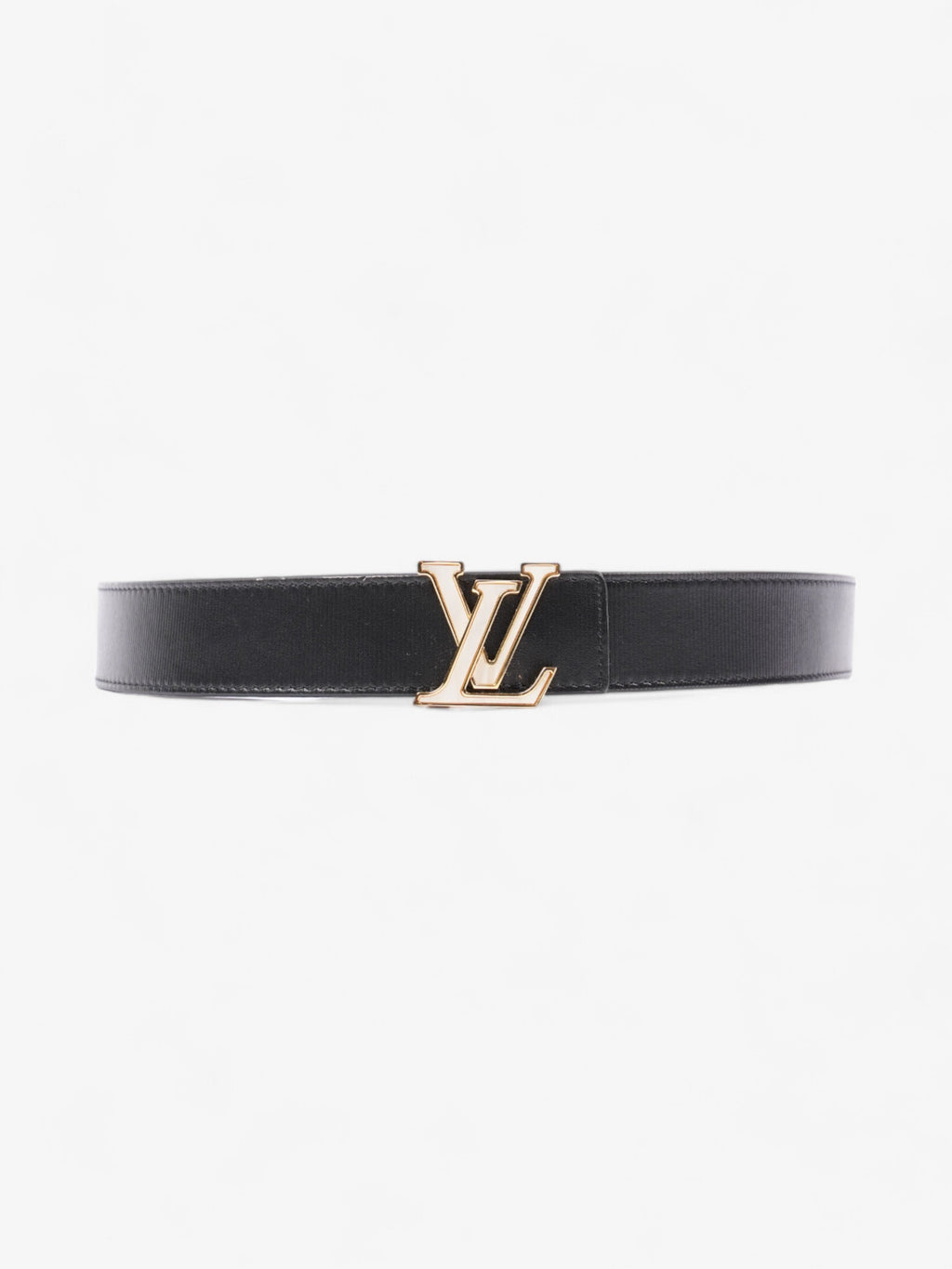 Louis Vuitton LV Seaside Reversible Belt Black / Gold Leather 90cm / 36"