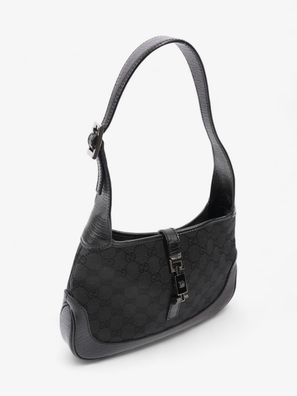 Gucci Jackie Black / GG Supreme Canvas