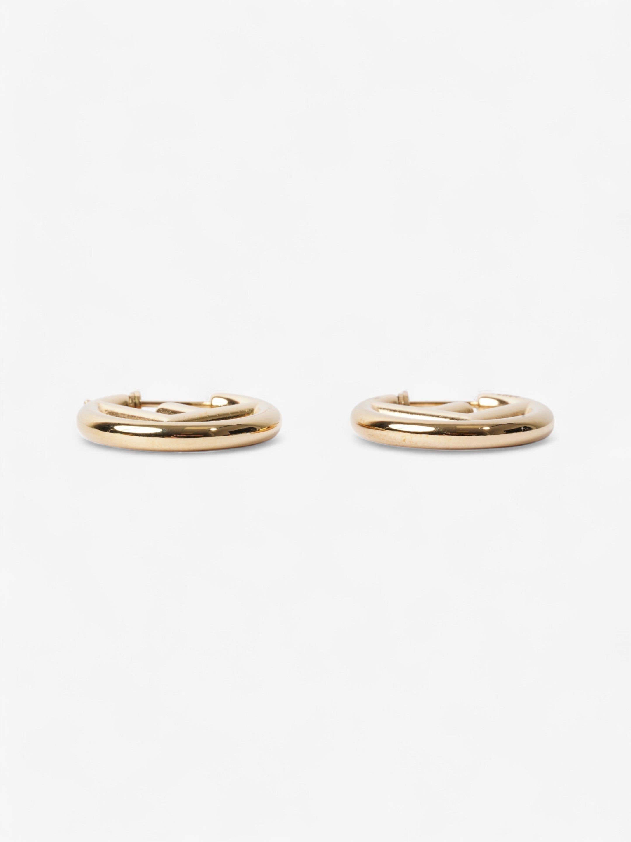 Fendi F is Fendi Earrings Gold Base Metal