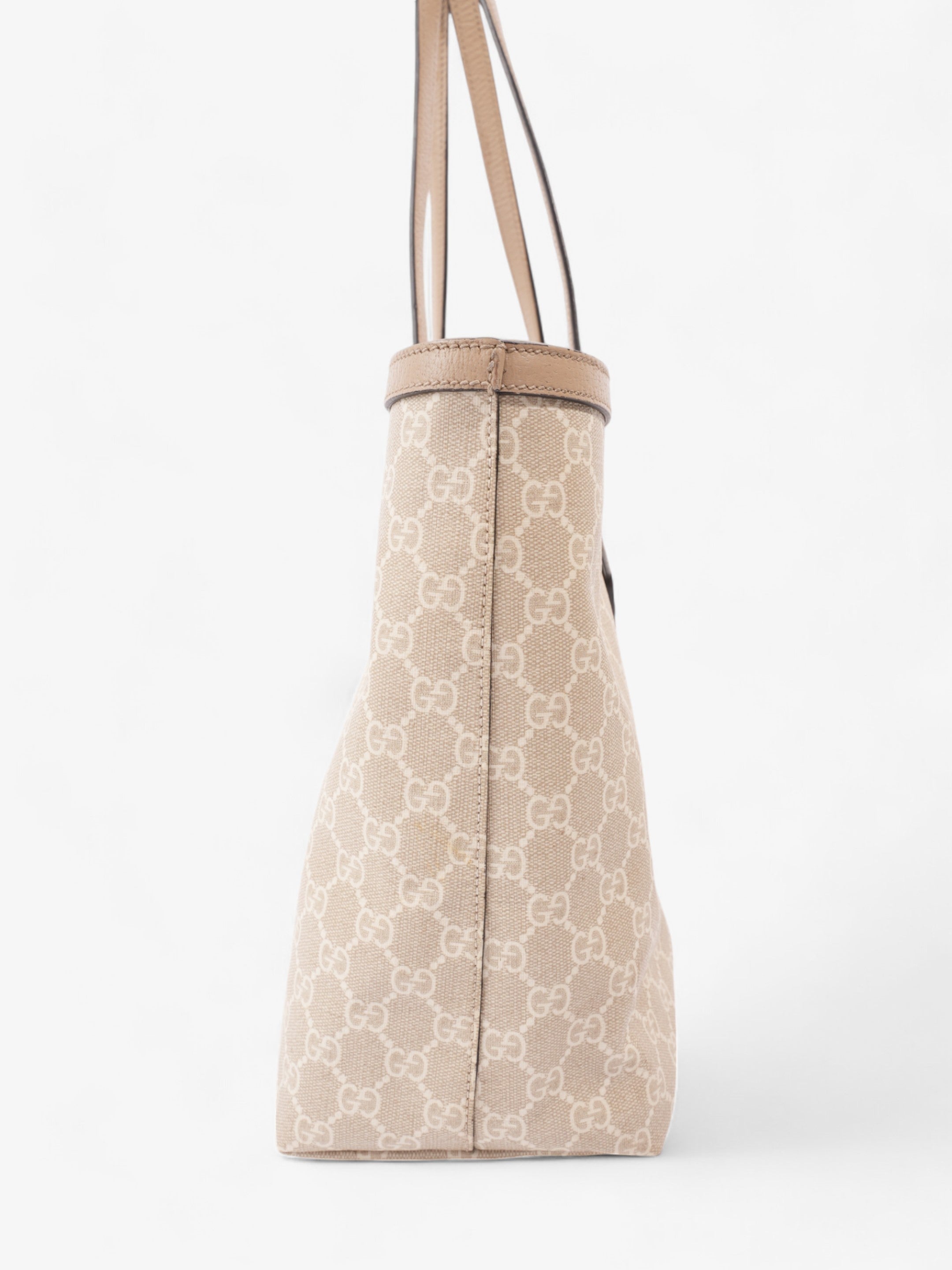 Gucci Ophidia Tote Bag Beige / White / Green Canvas Medium