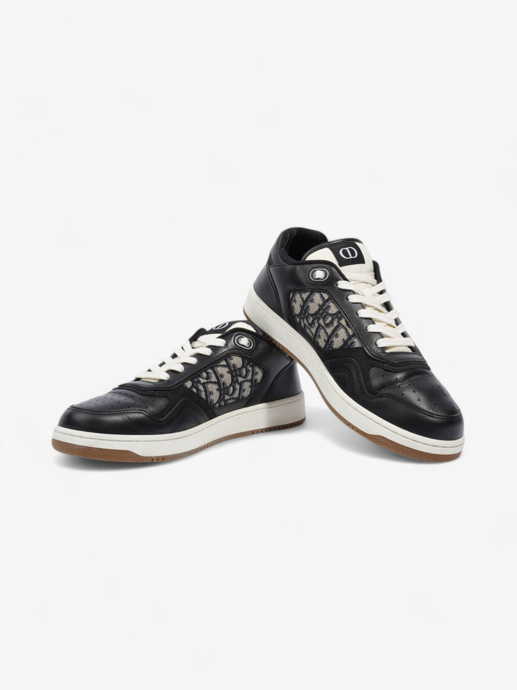 Christian Dior B27 Black / White / Beige Leather EU 42 UK 8
