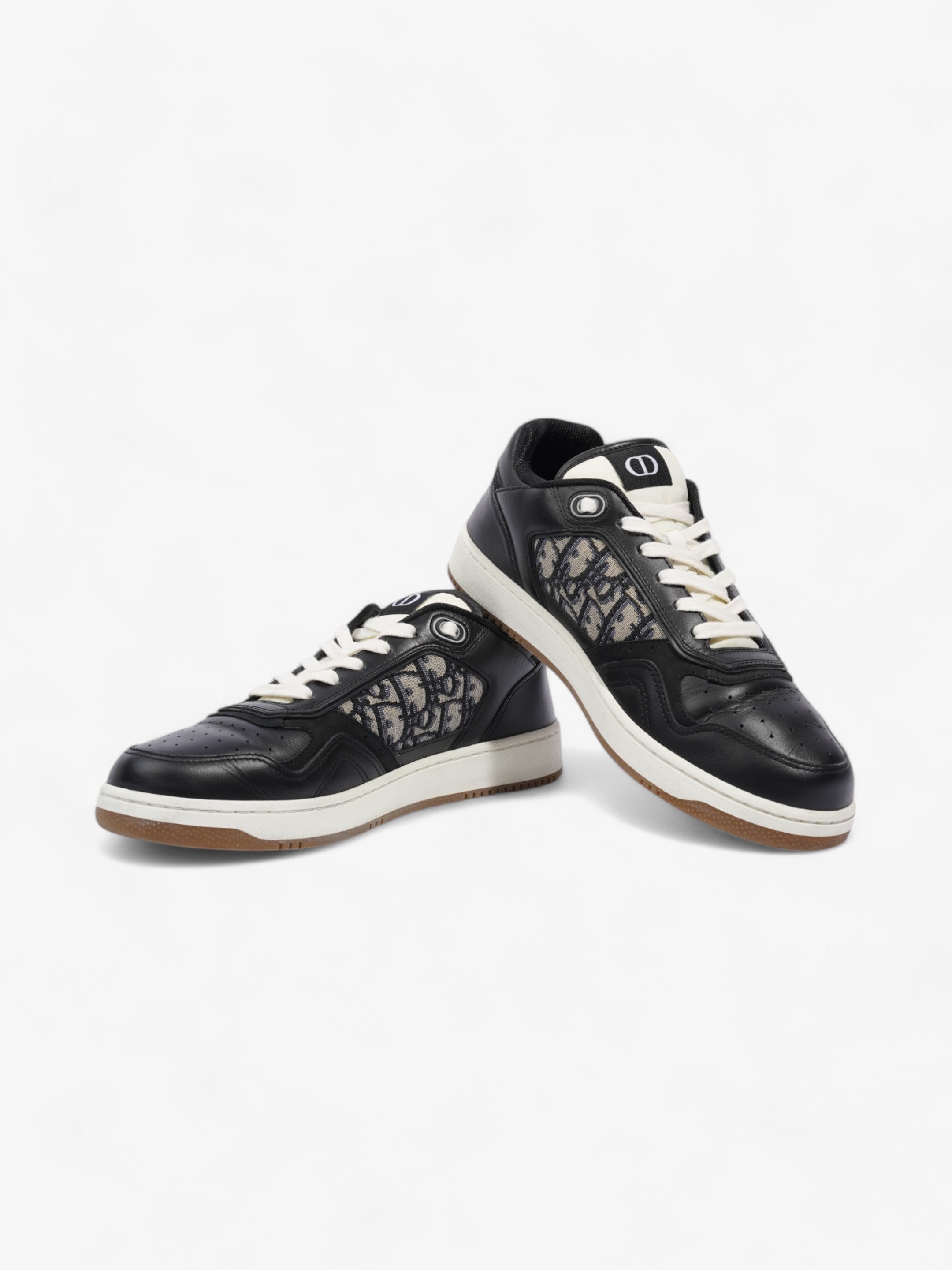 Christian Dior B27 Black / White / Beige Leather EU 42 UK 8