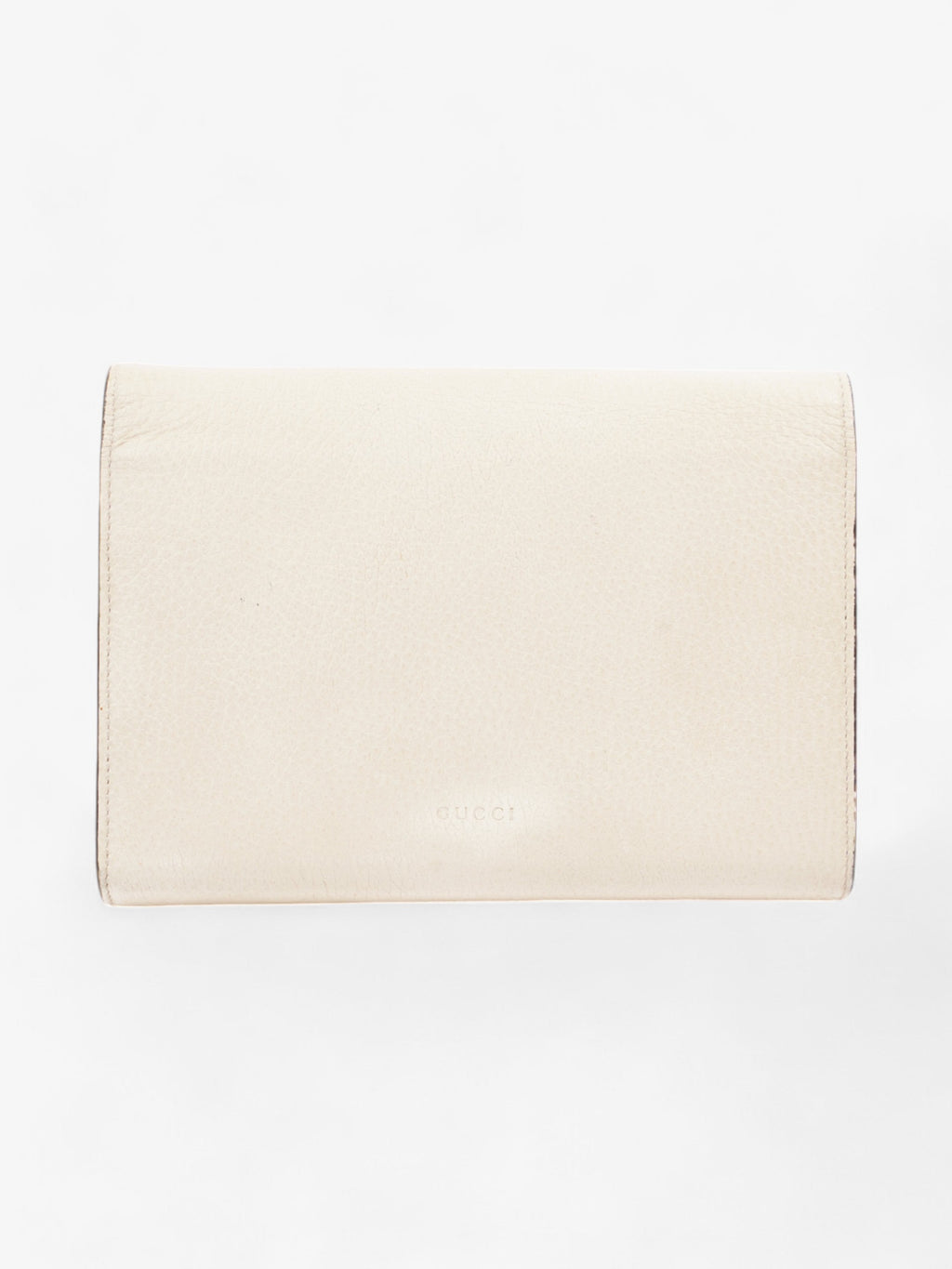 Gucci Dionysus Chain Wallet Cream Leather