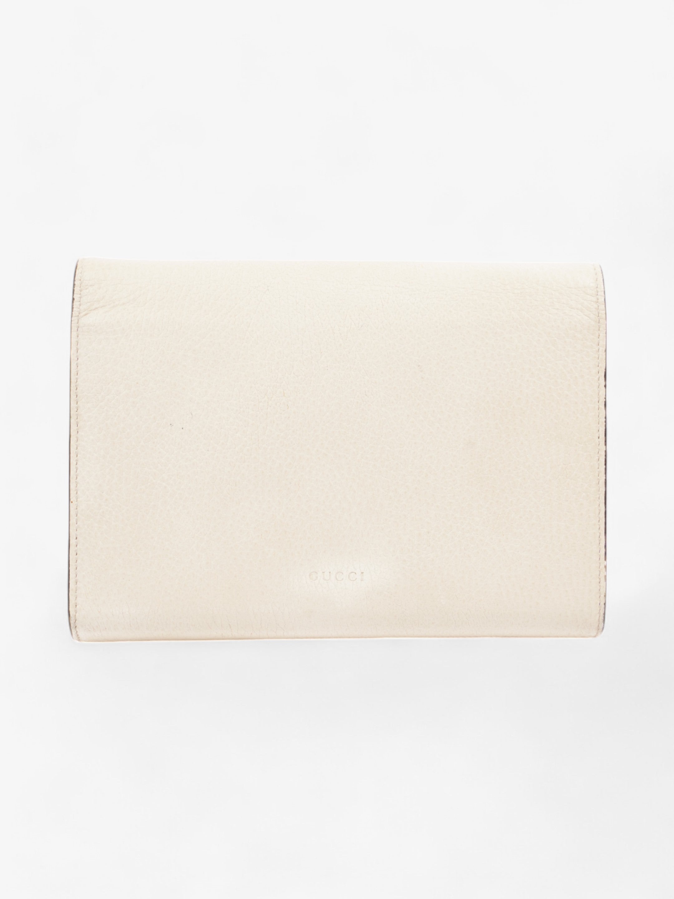 Gucci Dionysus Chain Wallet Cream Leather