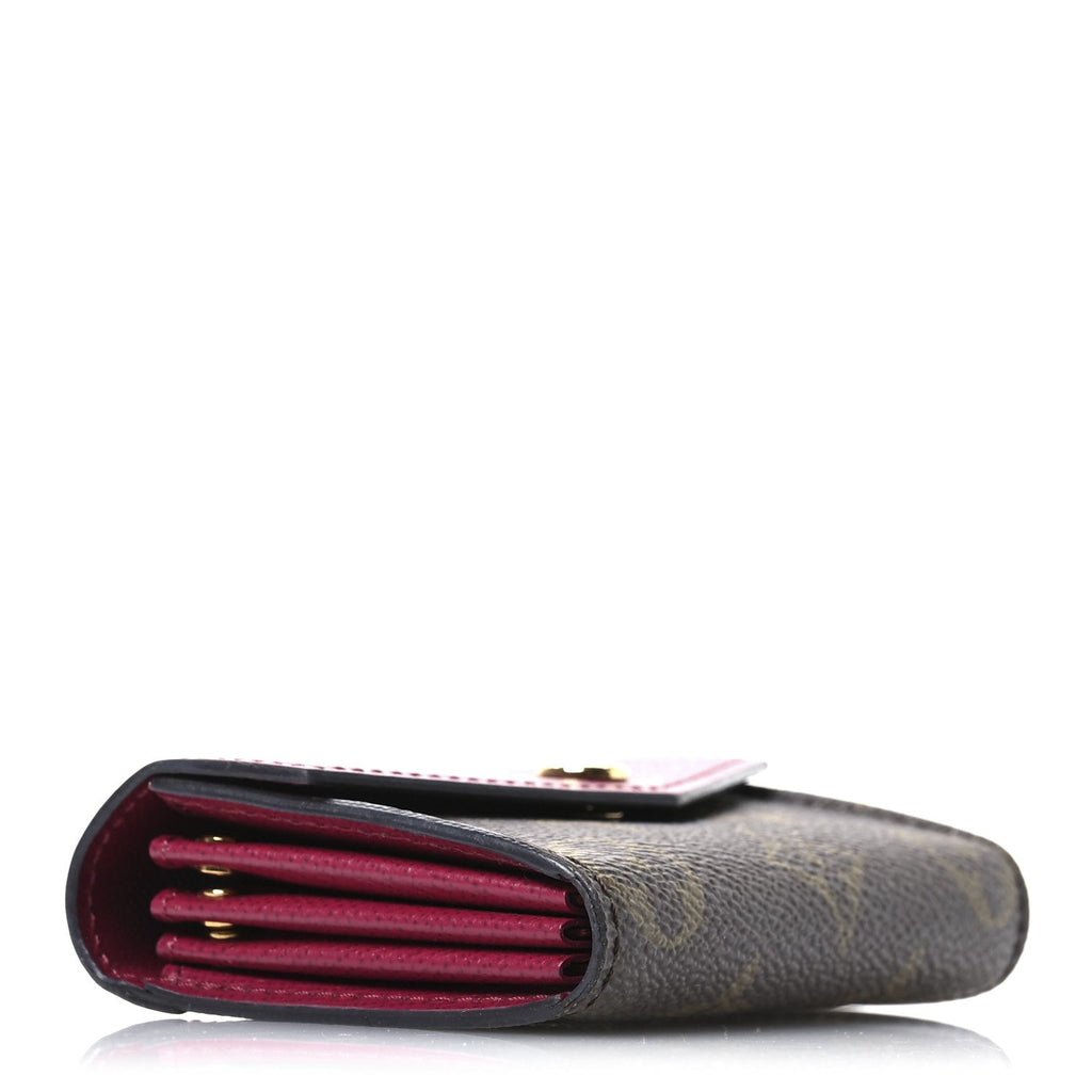 Monogram Sarah Multicartes Fuchsia