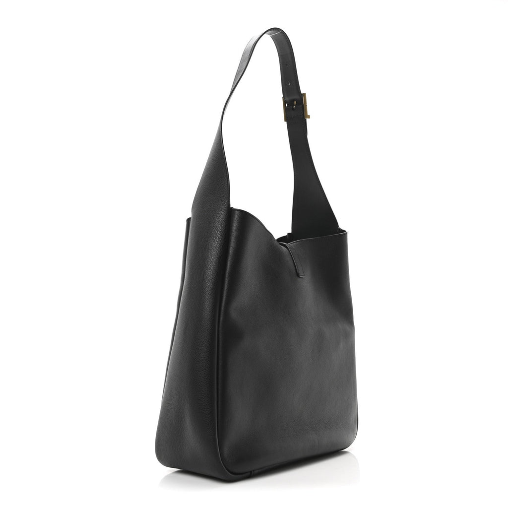 Smooth Calfskin Large Le 5 A 7 Soft Hobo Black