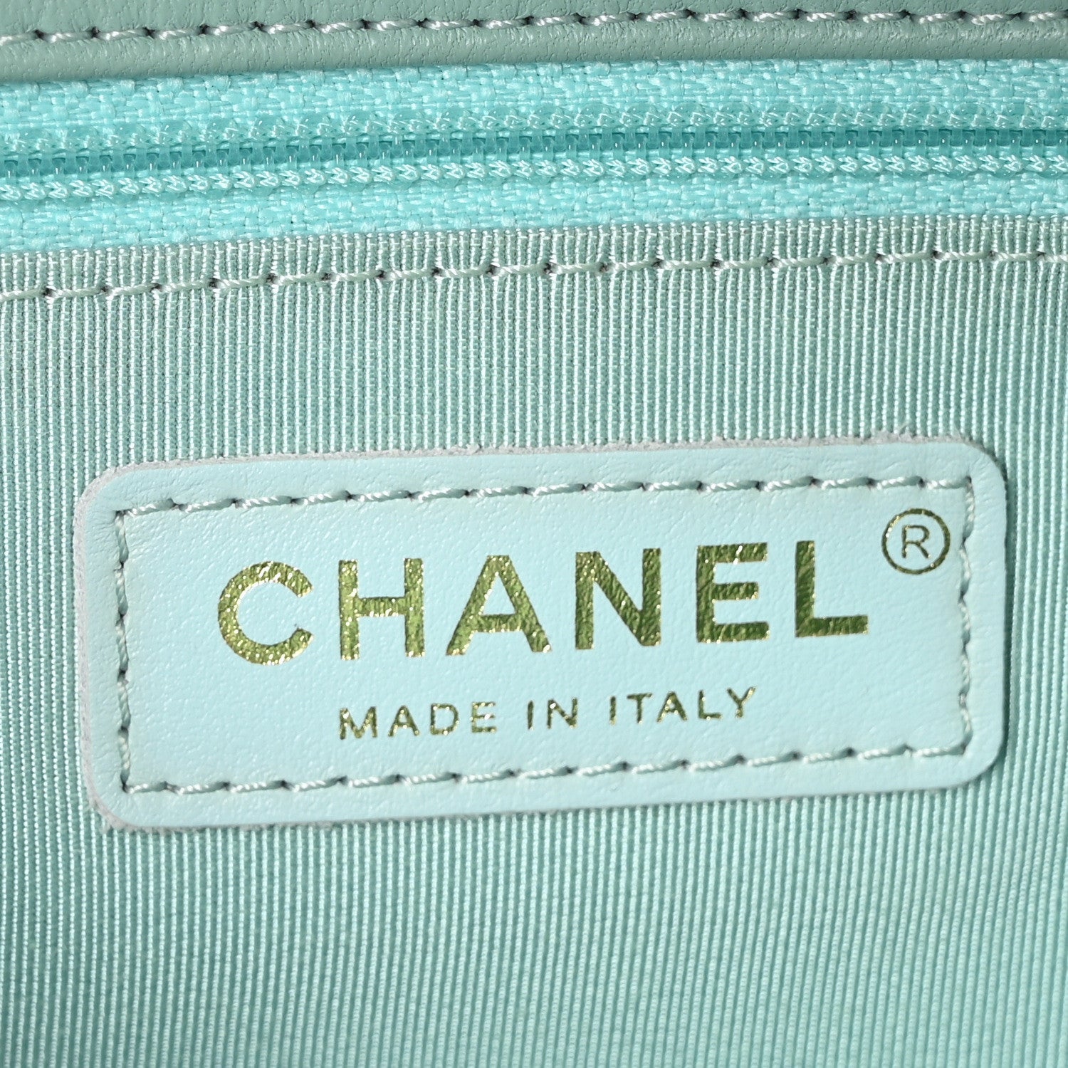 Lambskin Quilted Medium In The Loop Handle Flap Bag Light Blue