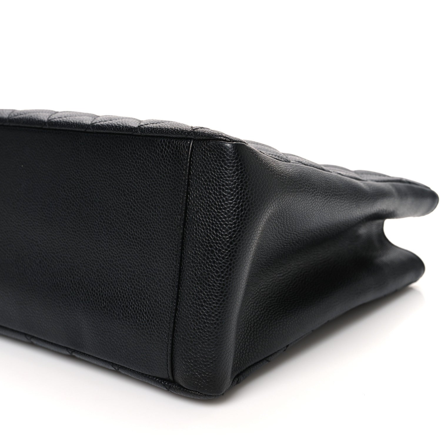 Caviar Quilted Grand Shopping Tote GST Black