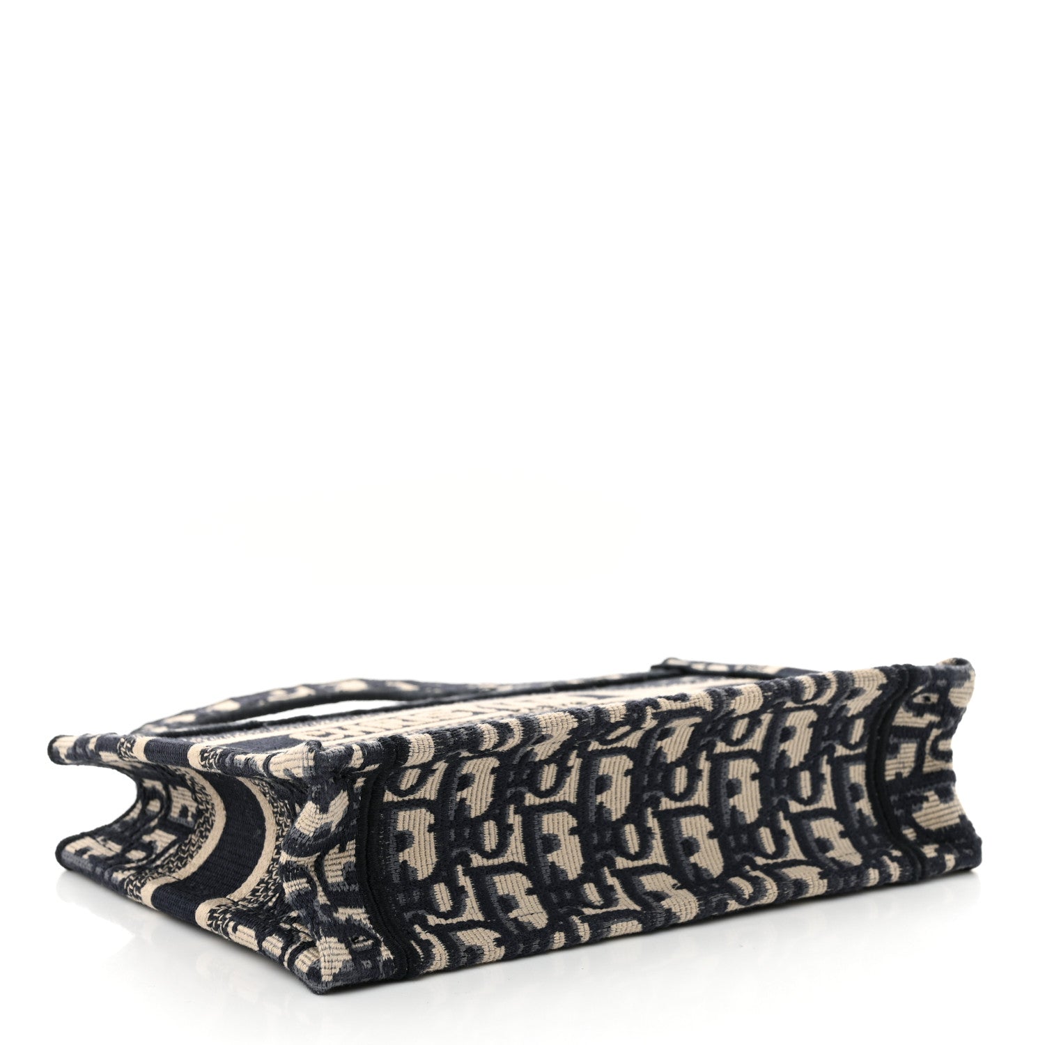 Oblique Mini Book Tote Blue Multicolor