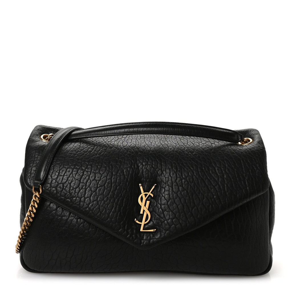 Grained Lambskin Large Calypso Black