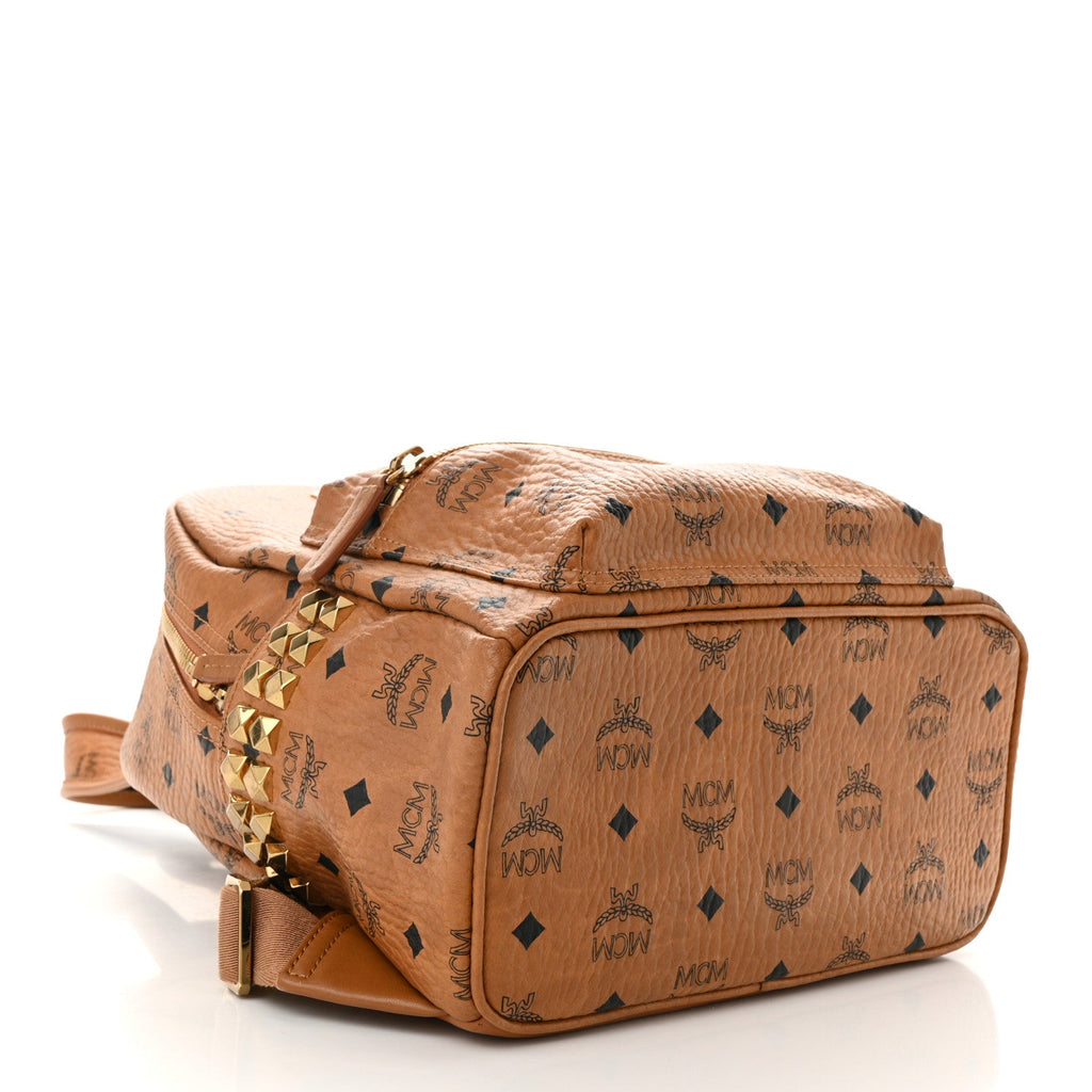 Visetos Small Side Stud Stark Backpack Cognac