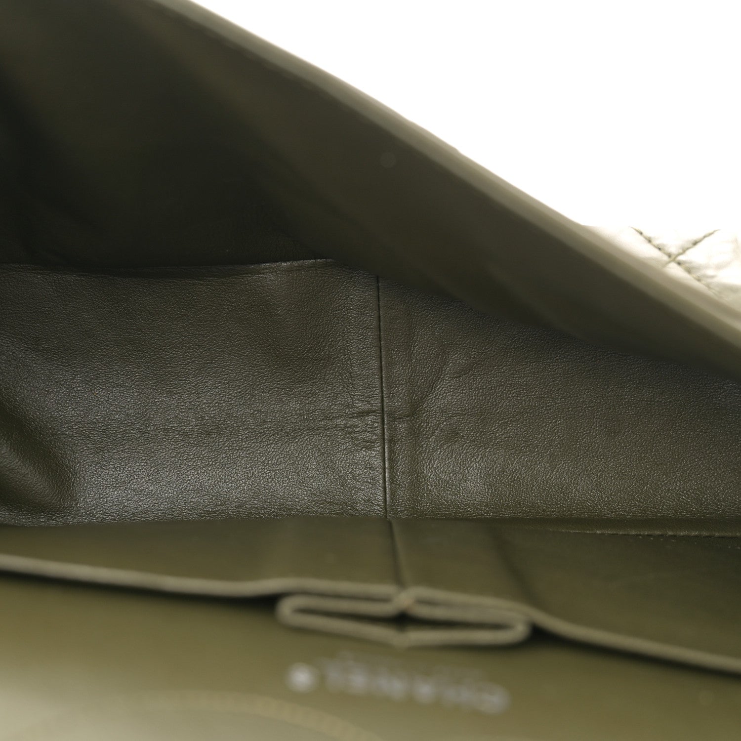 Aged Calfskin Quilted 2.55 Reissue 227 Flap Dark Green