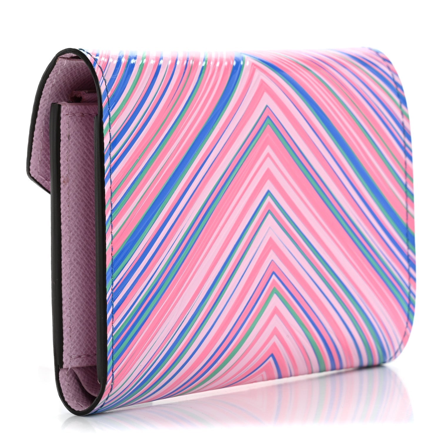 Epi Tropical Victorine Wallet Blue Rose