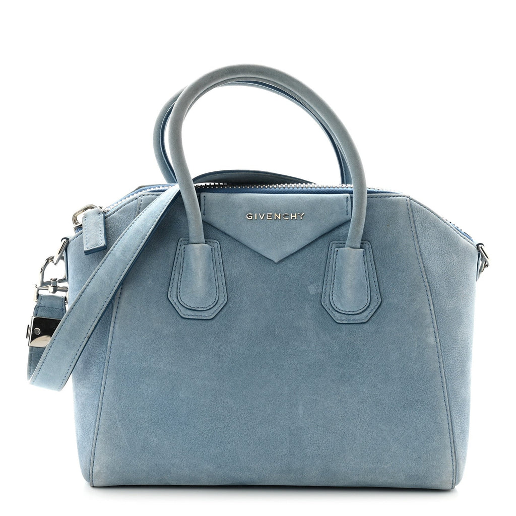 Nubuck Small Antigona Blue