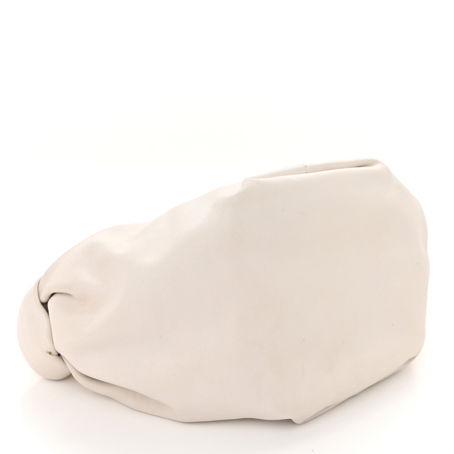 Calfskin Mini Double Knot Bag White