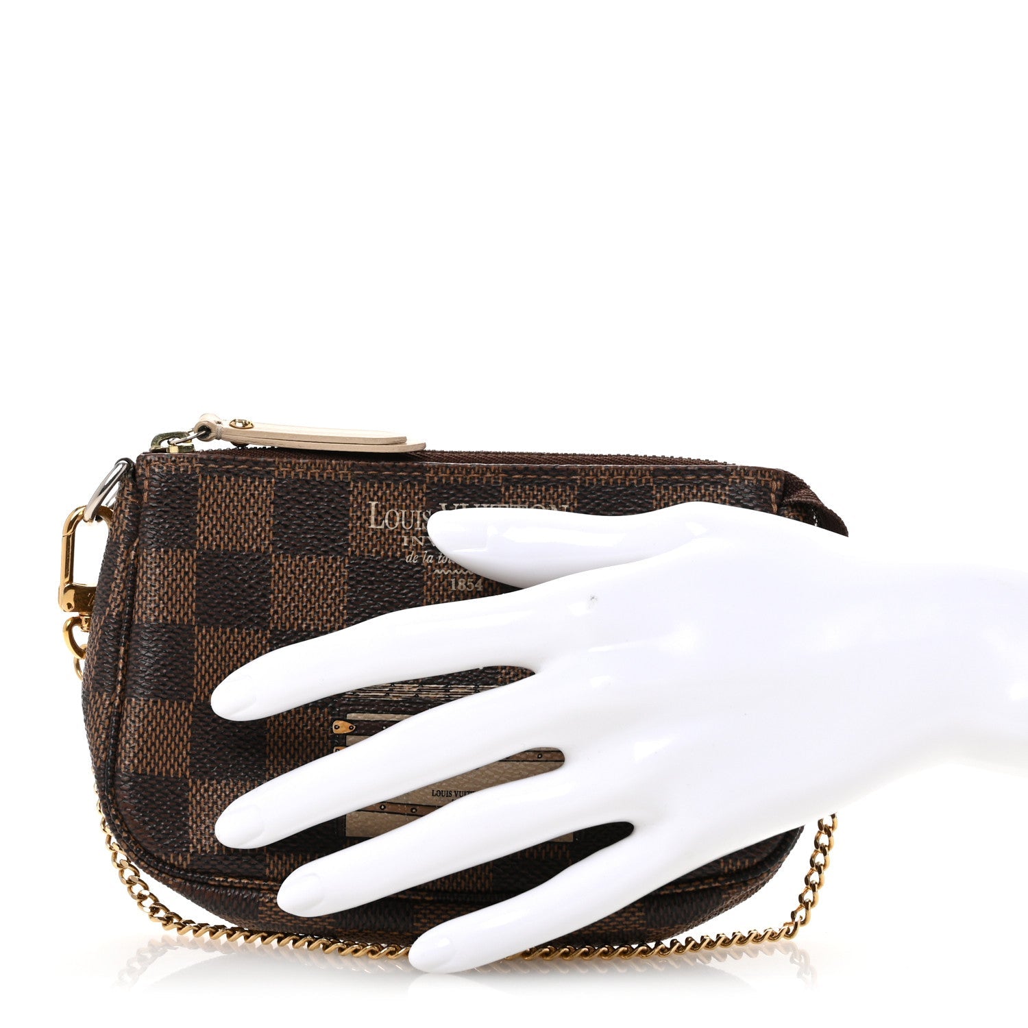 Damier Ebene Trunks and Locks Mini Pochette Accessories