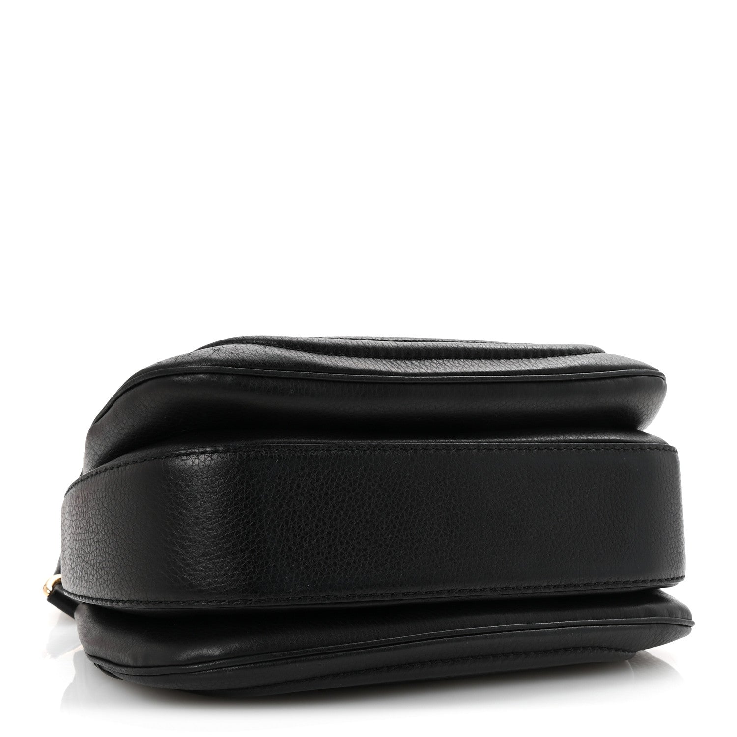 Cellarius Calfskin Medium New Bamboo Top Handle Bag Black