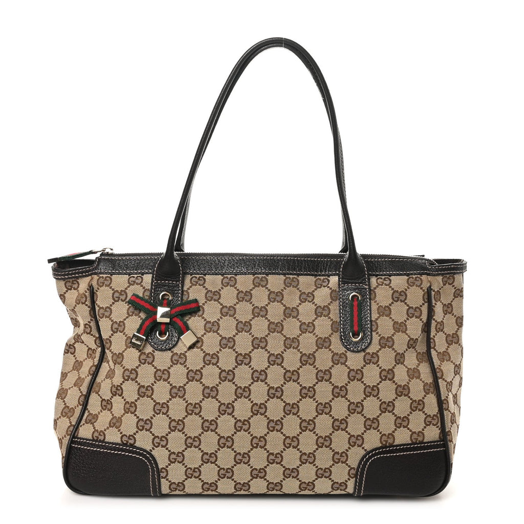 Monogram Medium Princy Tote Dark Brown