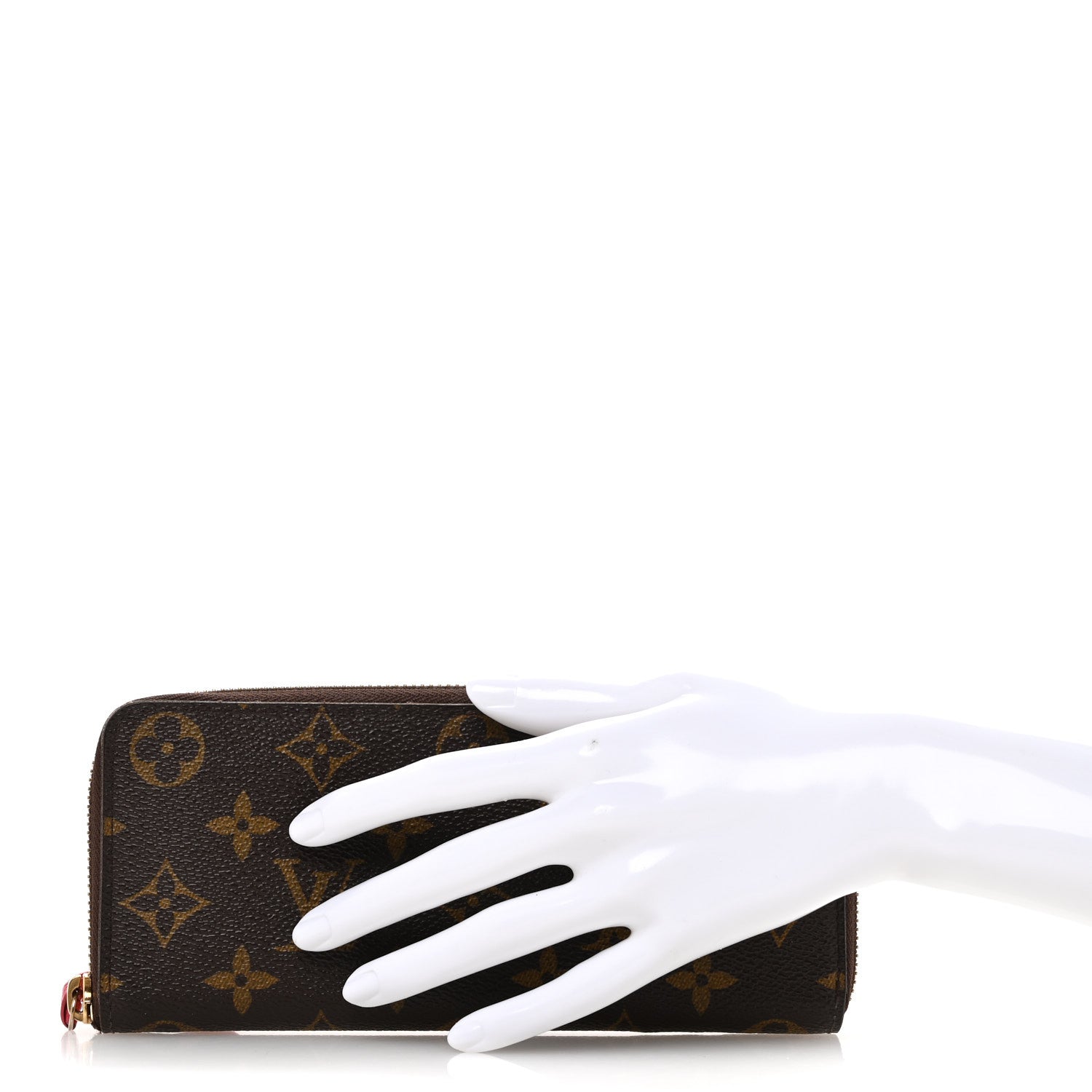 Monogram Clemence Wallet Hot Pink