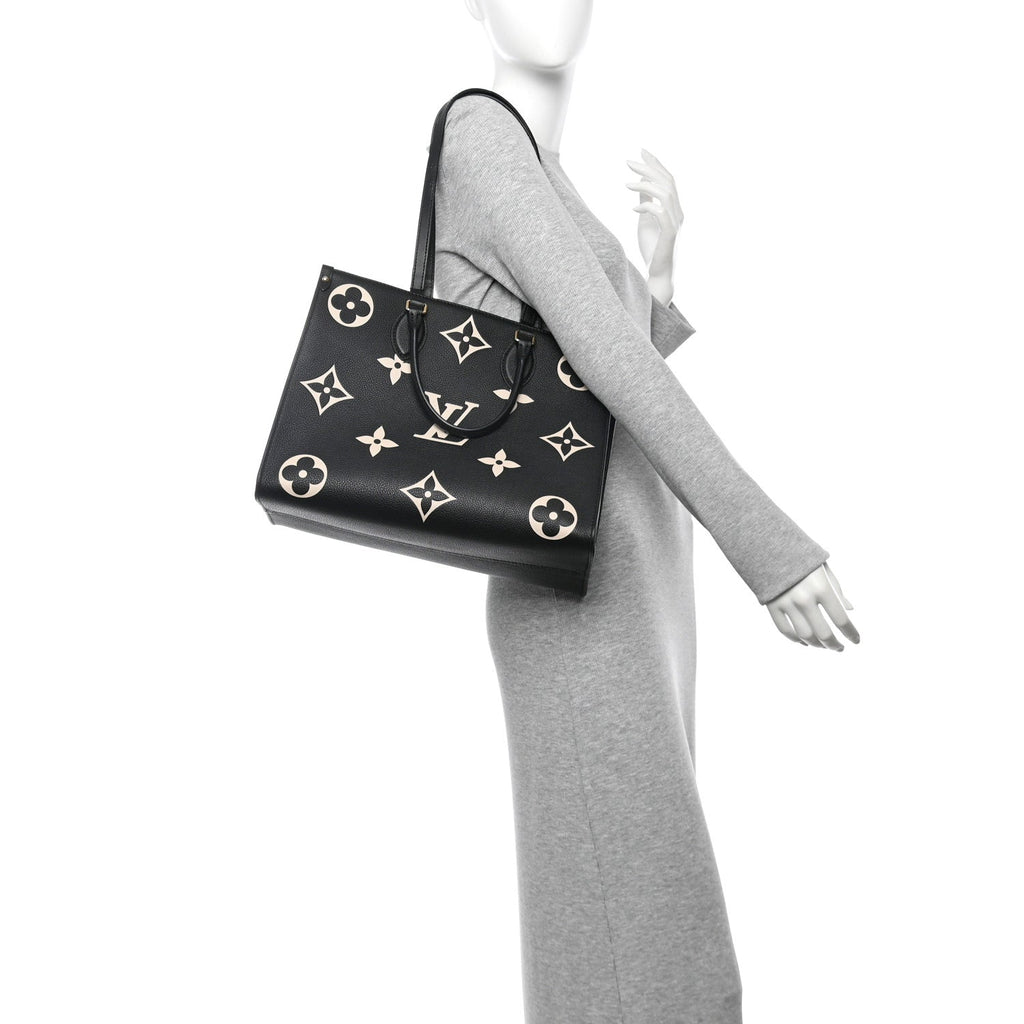 Empreinte Monogram Giant Onthego MM Black Beige