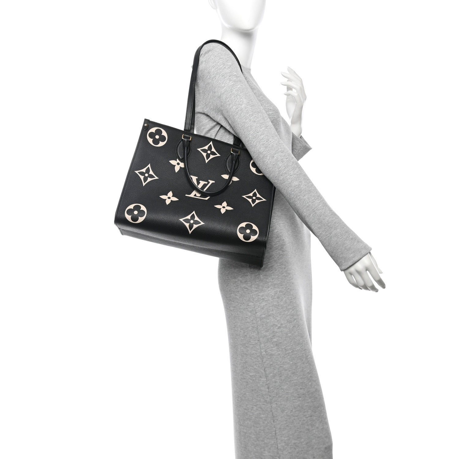 Empreinte Monogram Giant Onthego MM Black Beige
