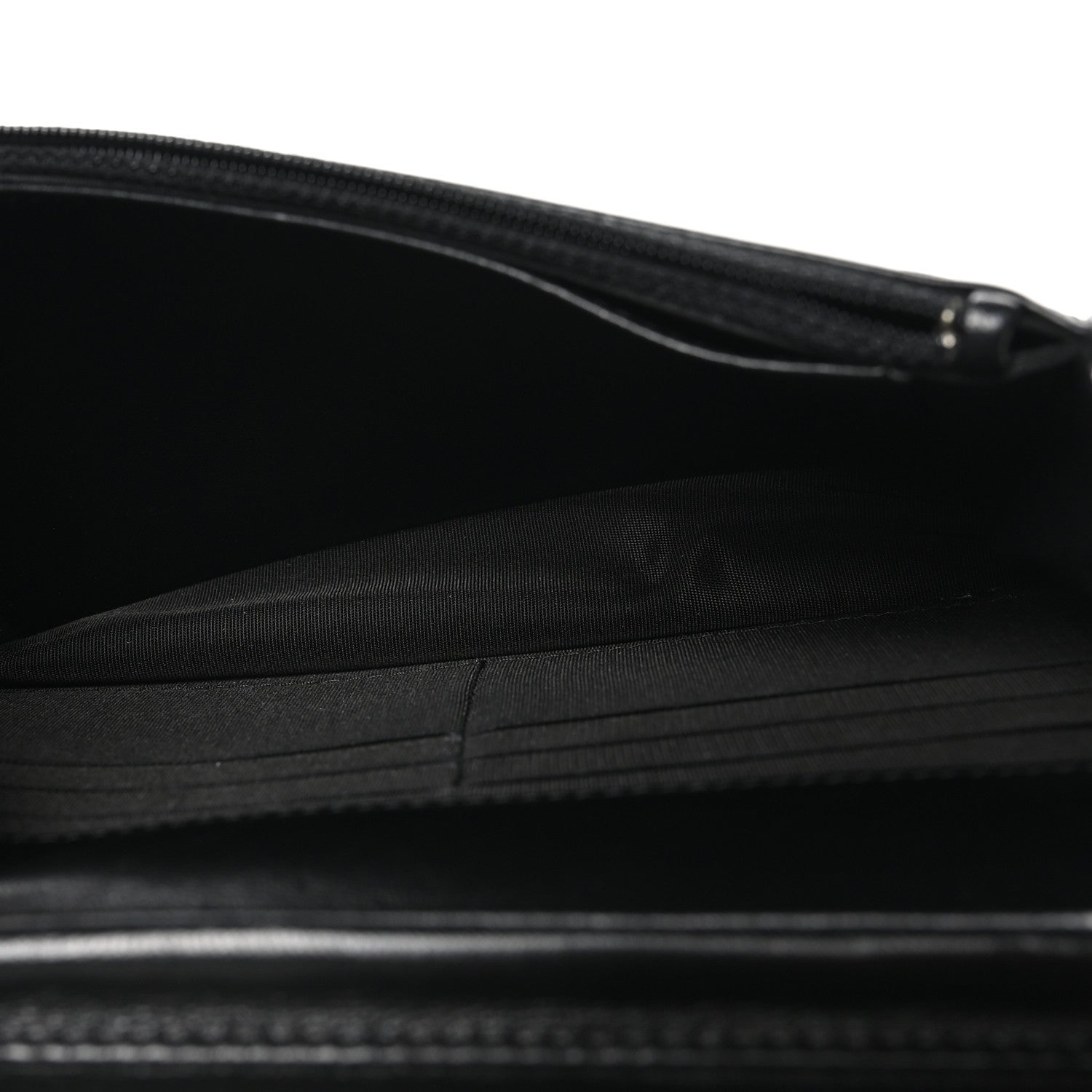 Lambskin Quilted Boy Wallet On Chain WOC Black