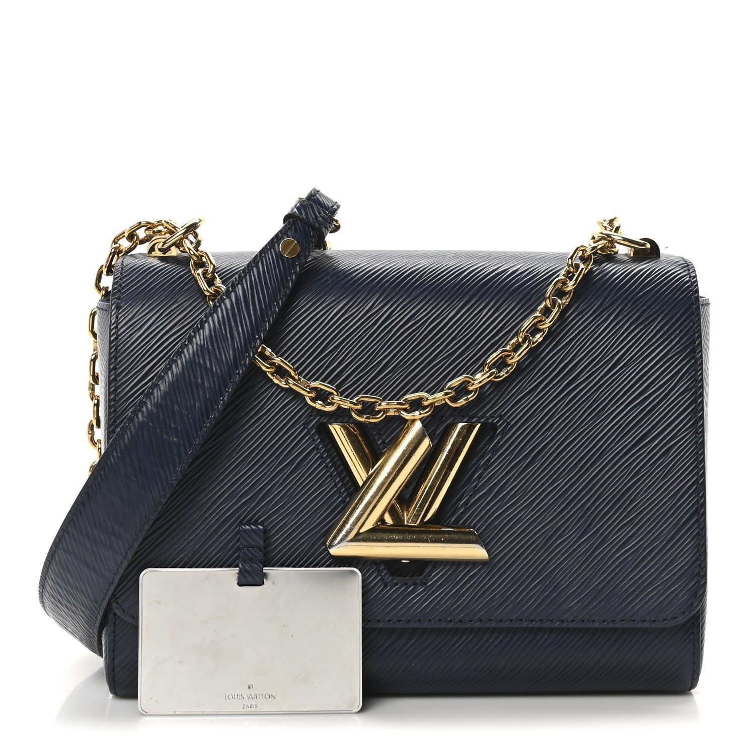Epi Twist Shoulder Bag MM Indigo