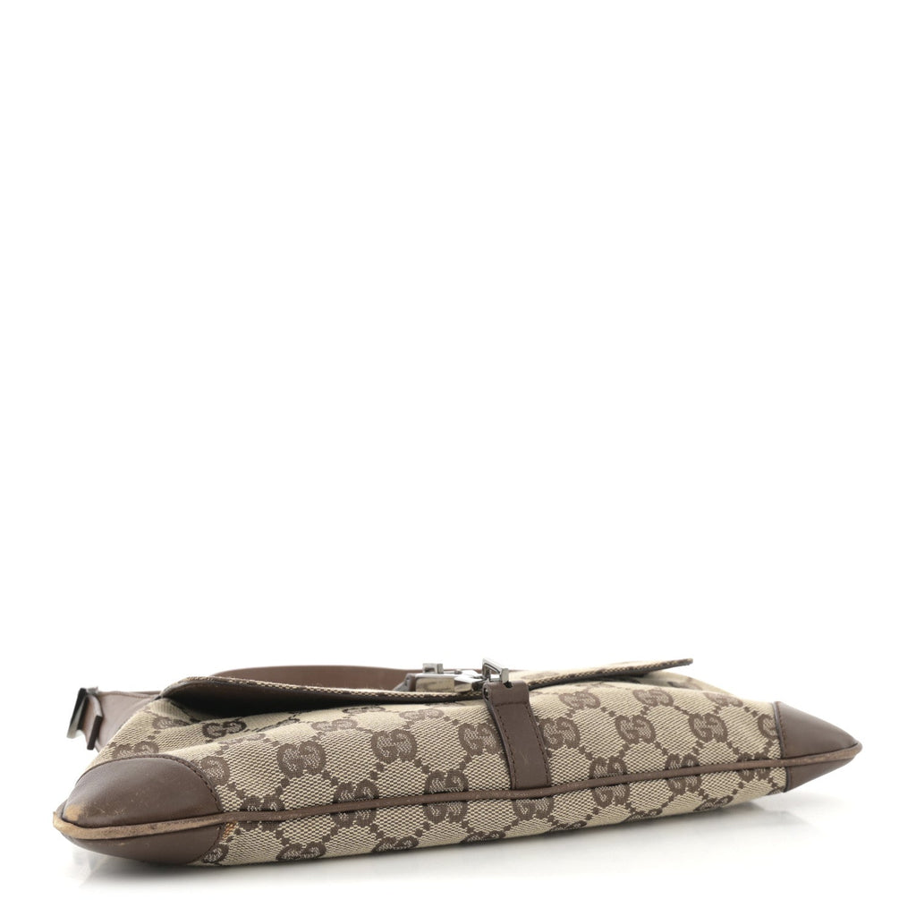 Monogram Jackie O Flap Bag Brown