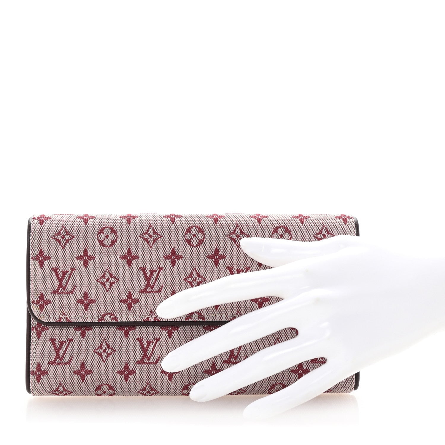 Mini Monogram Porte Tresor International Wallet Cherry