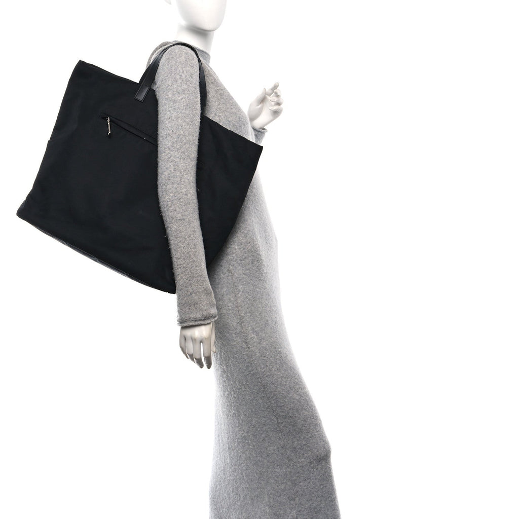 Tessuto Nylon Sport Day Tote Black