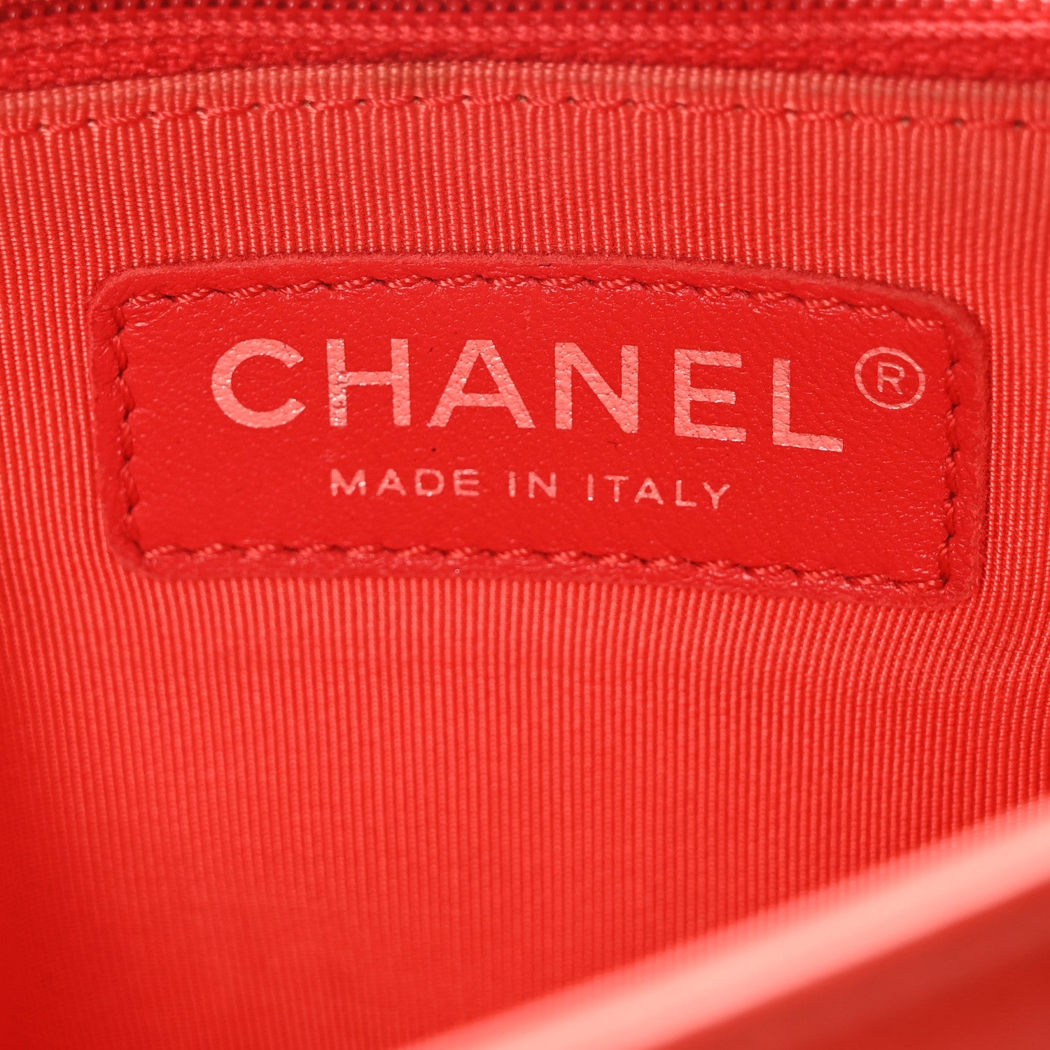 Calfskin Stitched Small Ring My Bag Flap Crossbody Red