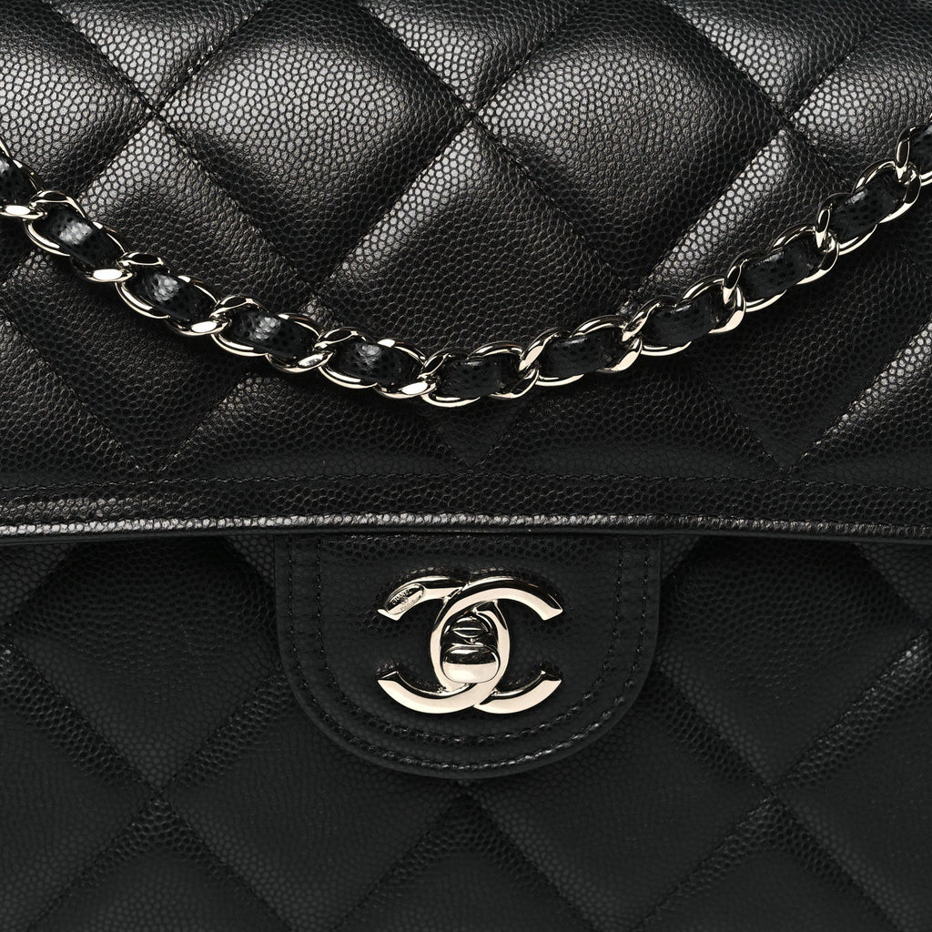 Caviar Quilted Small Sweet Classic Flap Black