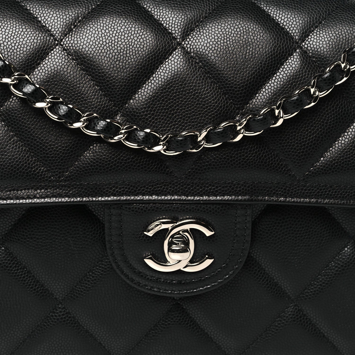 Caviar Quilted Small Sweet Classic Flap Black