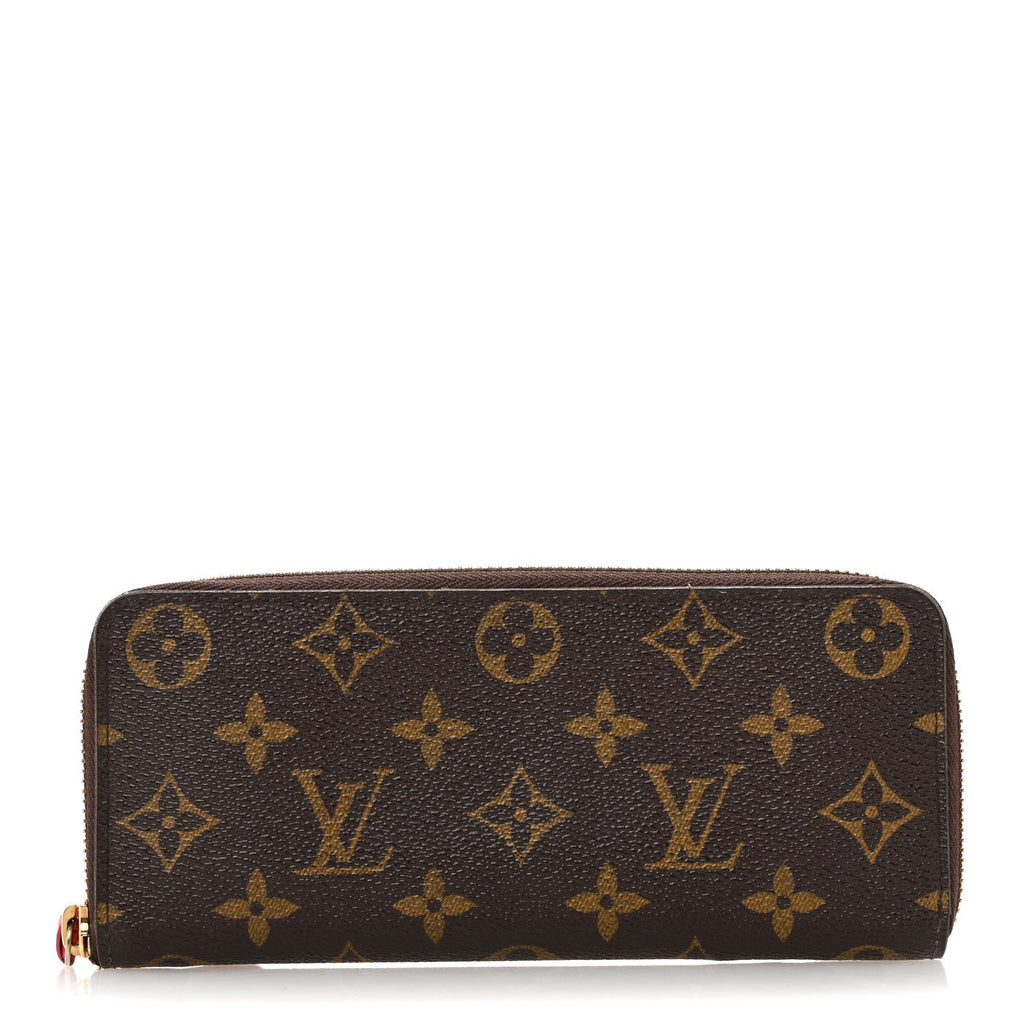 Monogram Clemence Wallet Hot Pink