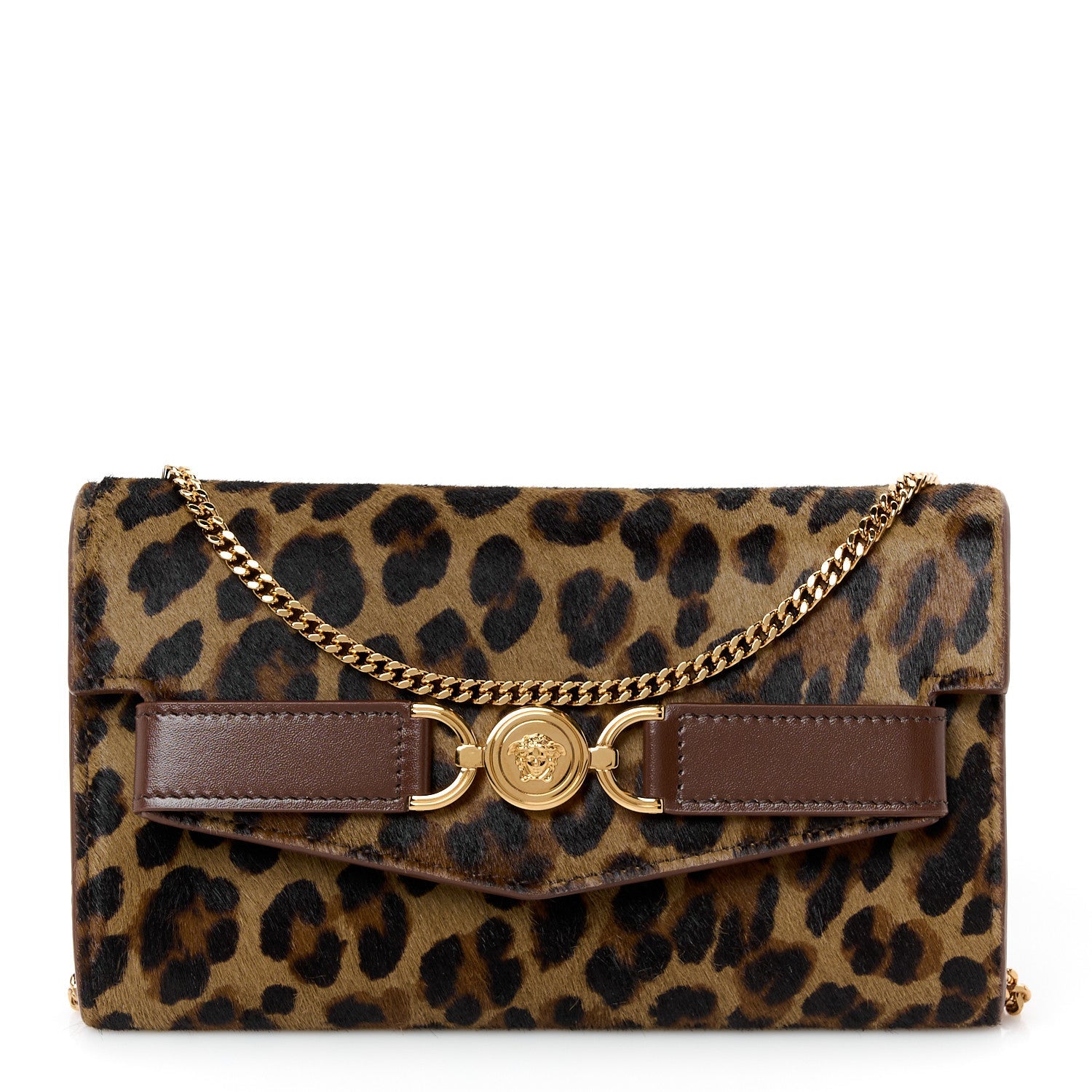 Calf Hair Medusa 95 Wallet On Chain Animalier